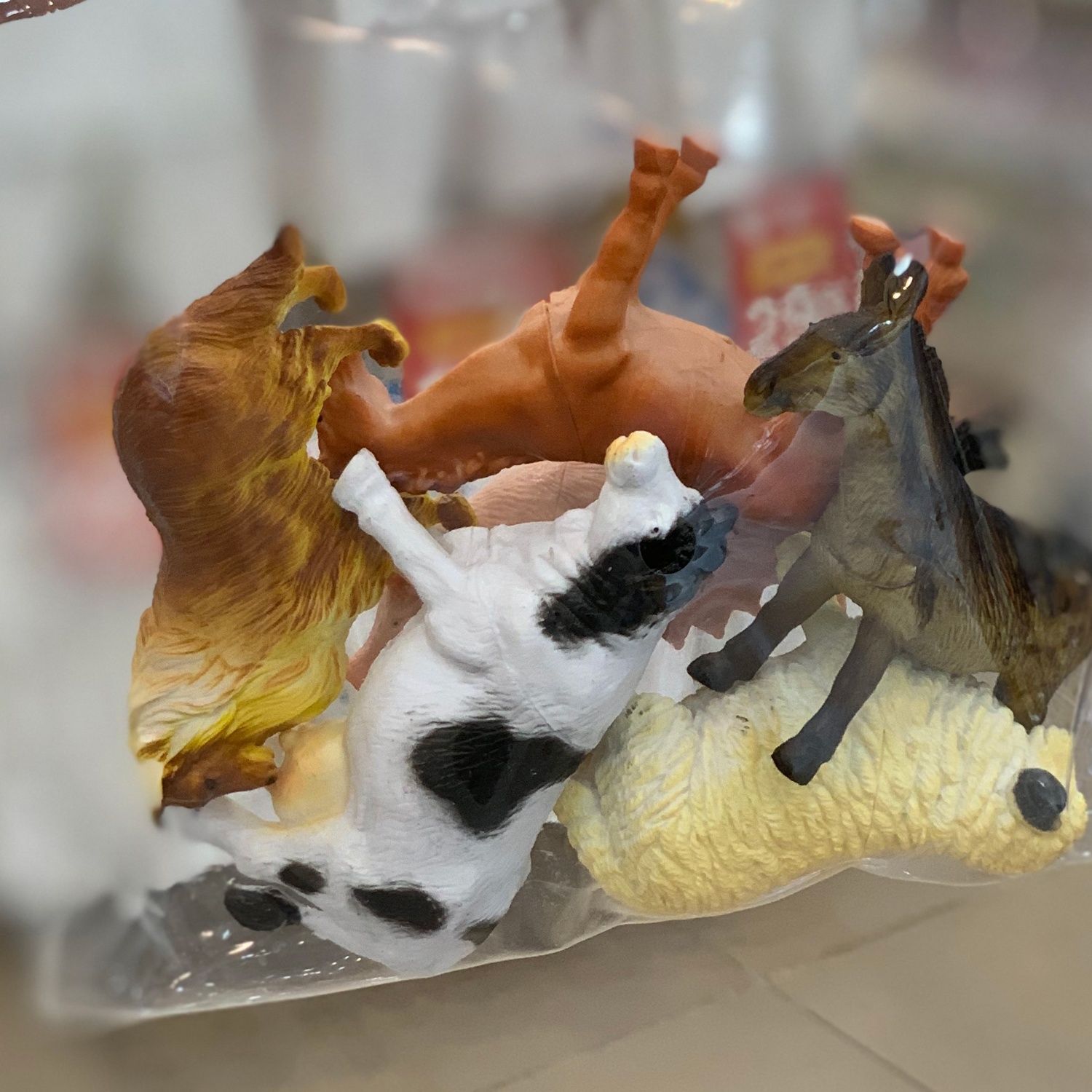 Túi 6 con vật nuôi CY. 4009-4 hình 1