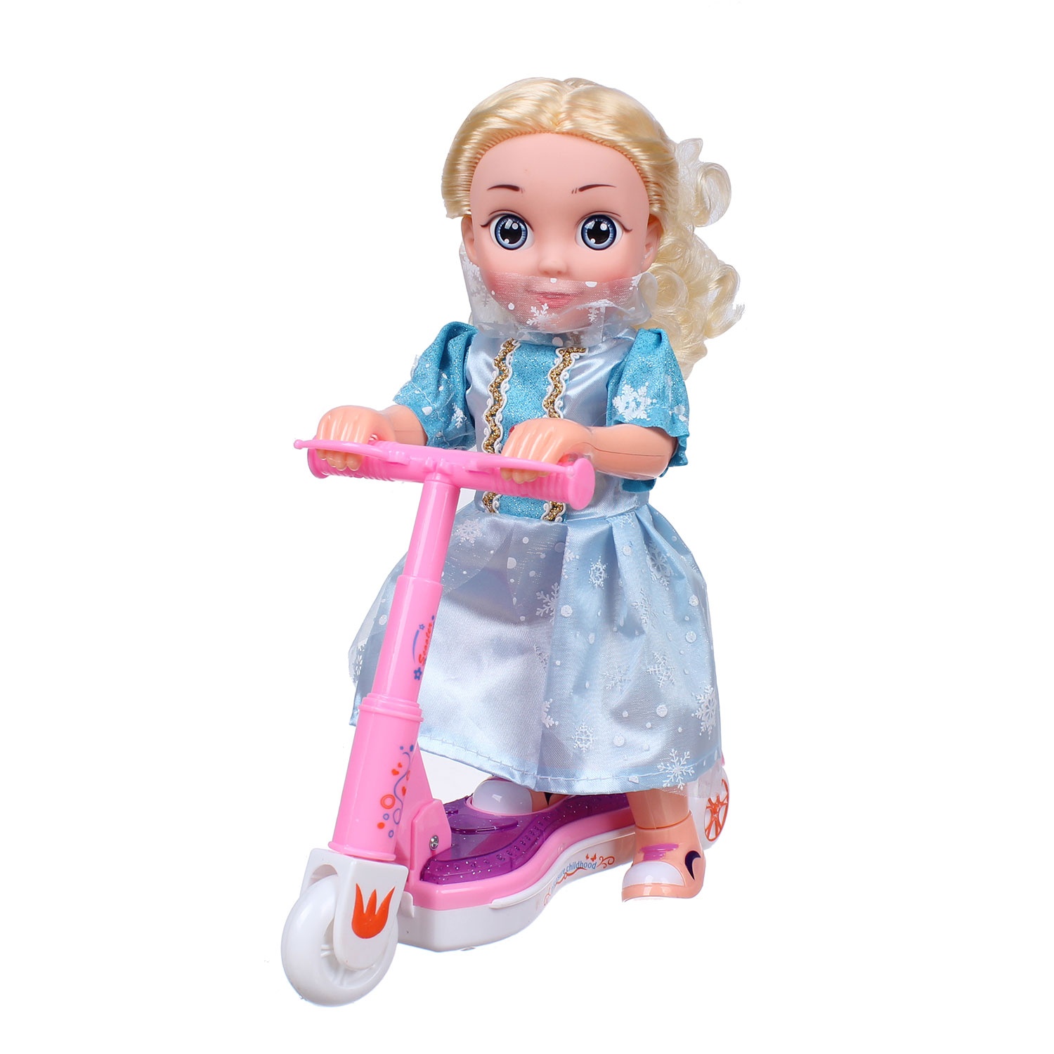 Búp bê Princess đi xe Scooter HS.601 hình 1