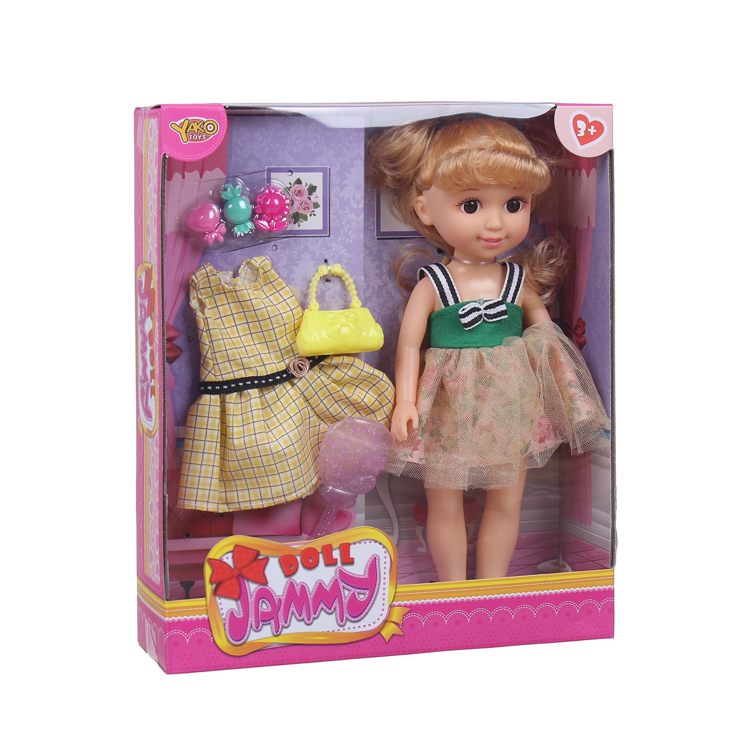 Búp bê Yako đáng yêu kèm phụ kiện K2 hình 2