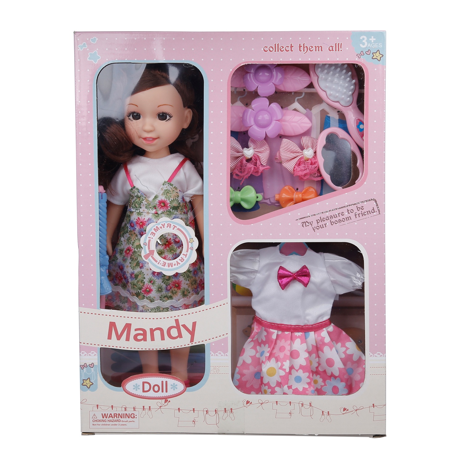 Set đồ chơi búp bê và phụ kiện YM19-4F hình 1