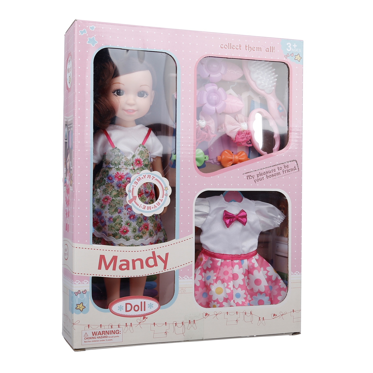 Set đồ chơi búp bê và phụ kiện YM19-4F hình 2