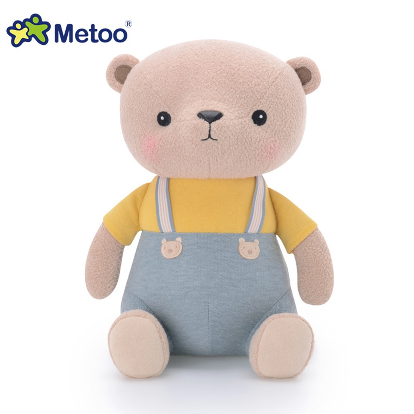 Thú bông Metoo Sitting Hero Bear And Beauty Rabait 1424-1 hình 5
