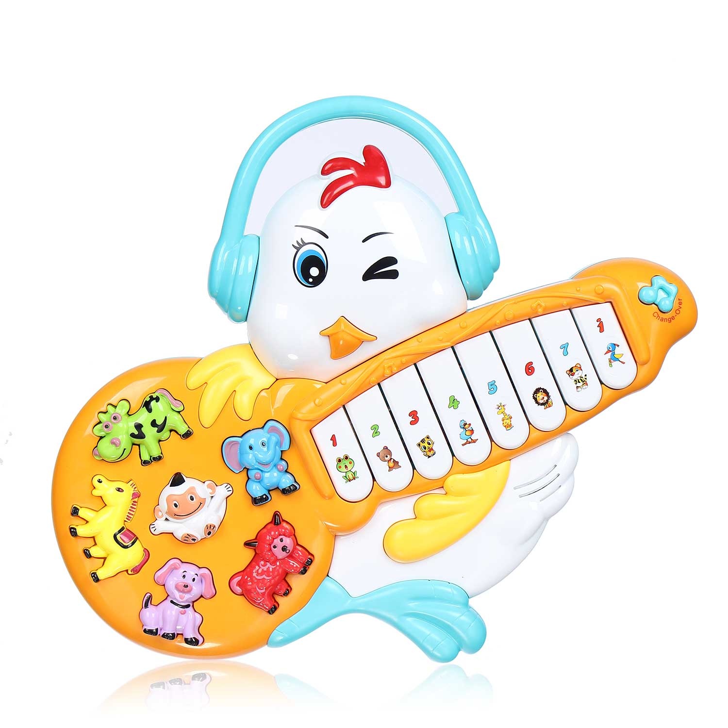 Đồ chơi đàn nhạc cho bé hình gà con CY.855-22A Đồ chơi đàn nhạc cho bé hình gà con CY.855-22A