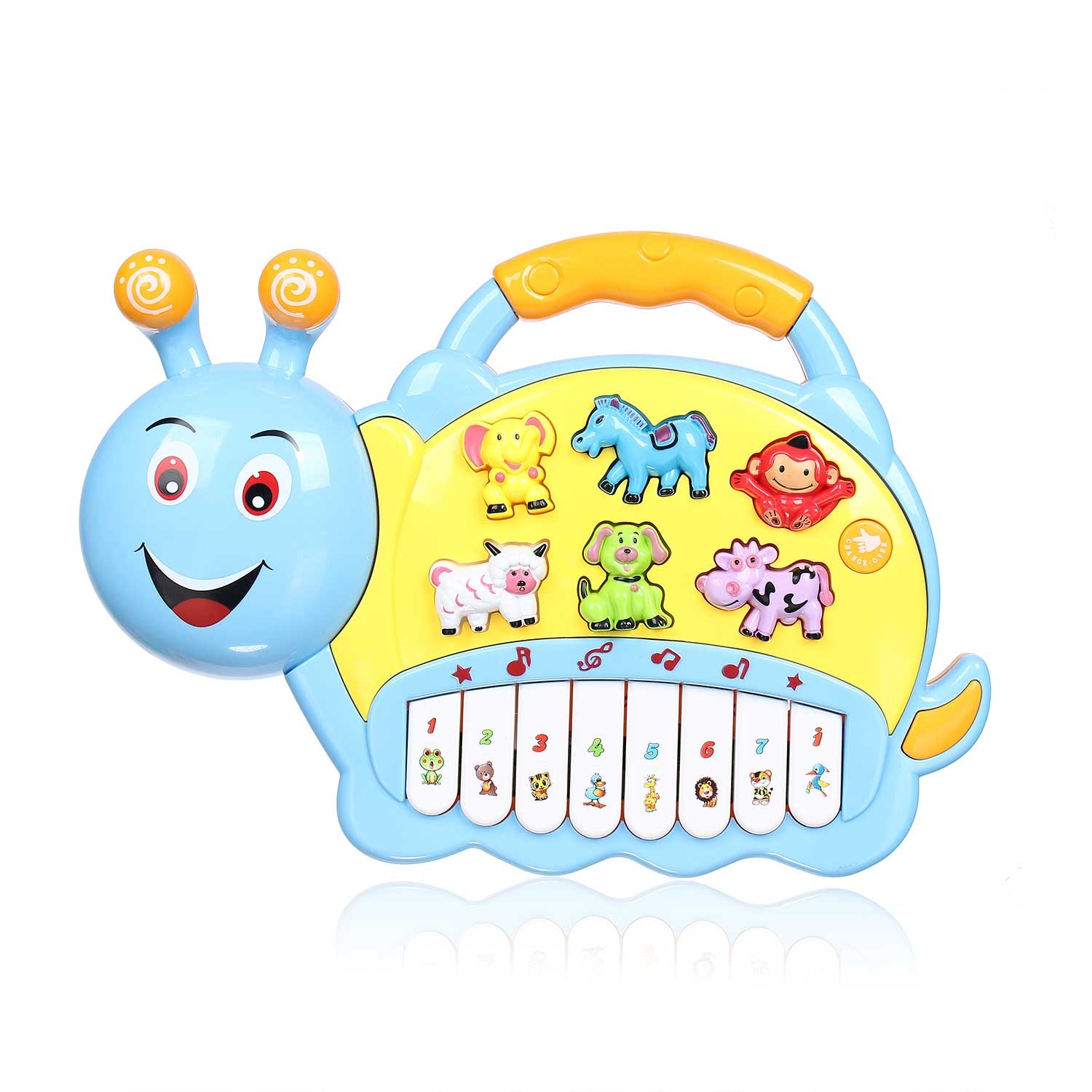 Đồ chơi đàn nhạc cho bé hình sên CY.855-4A Đồ chơi đàn nhạc hình sên CY.855-4A hình 2