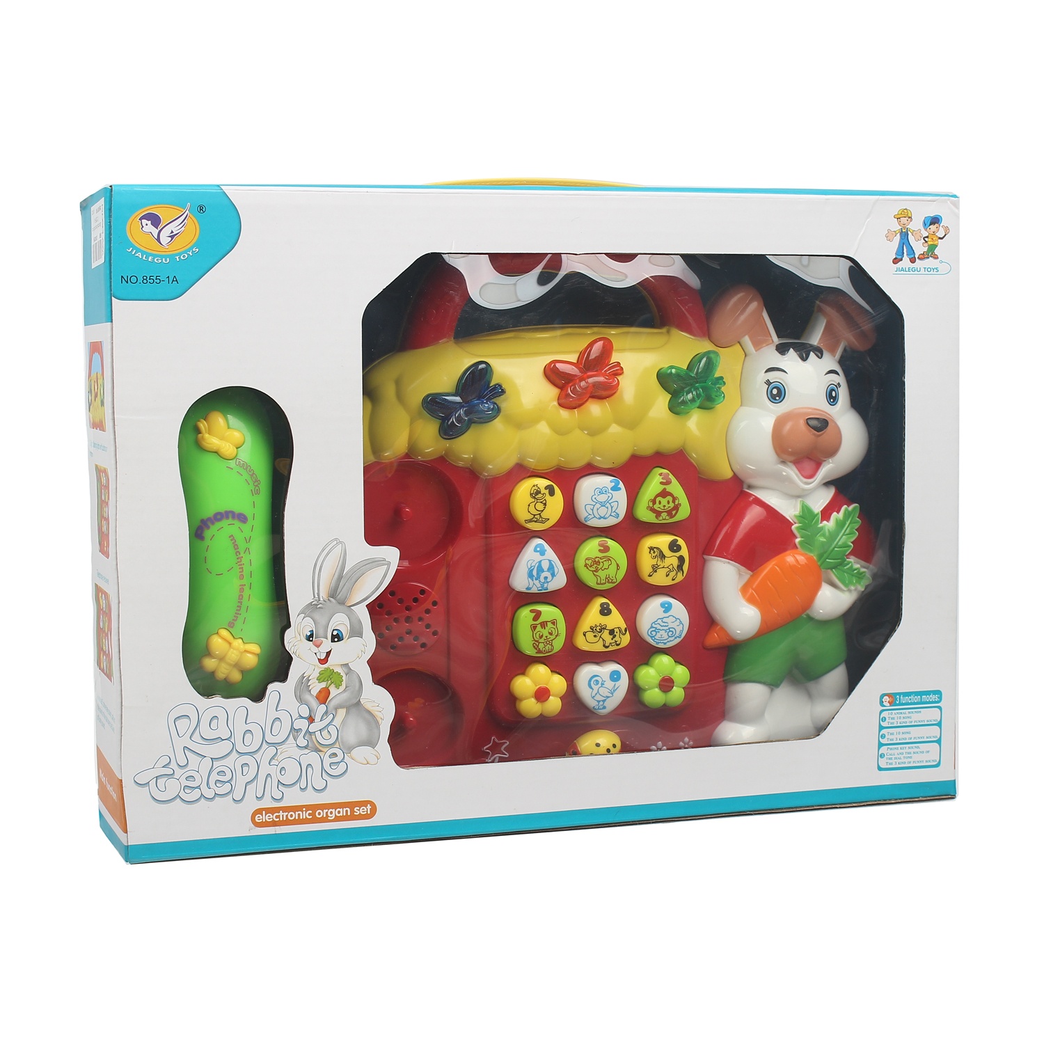 Đồ chơi điện thoại bàn hình chú thỏ con CY.855-1A hình 2