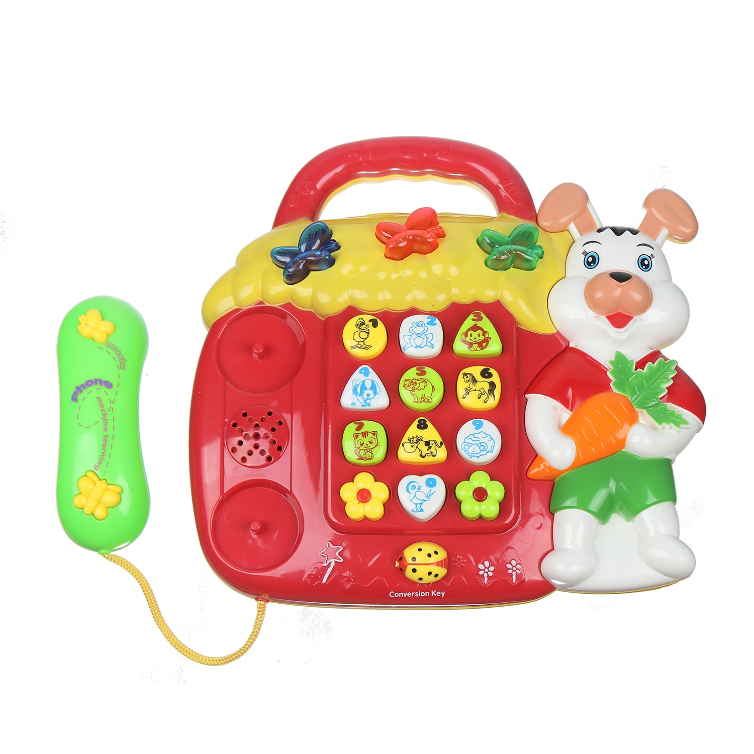 Đồ chơi điện thoại bàn hình chú thỏ con CY.855-1A hình 1