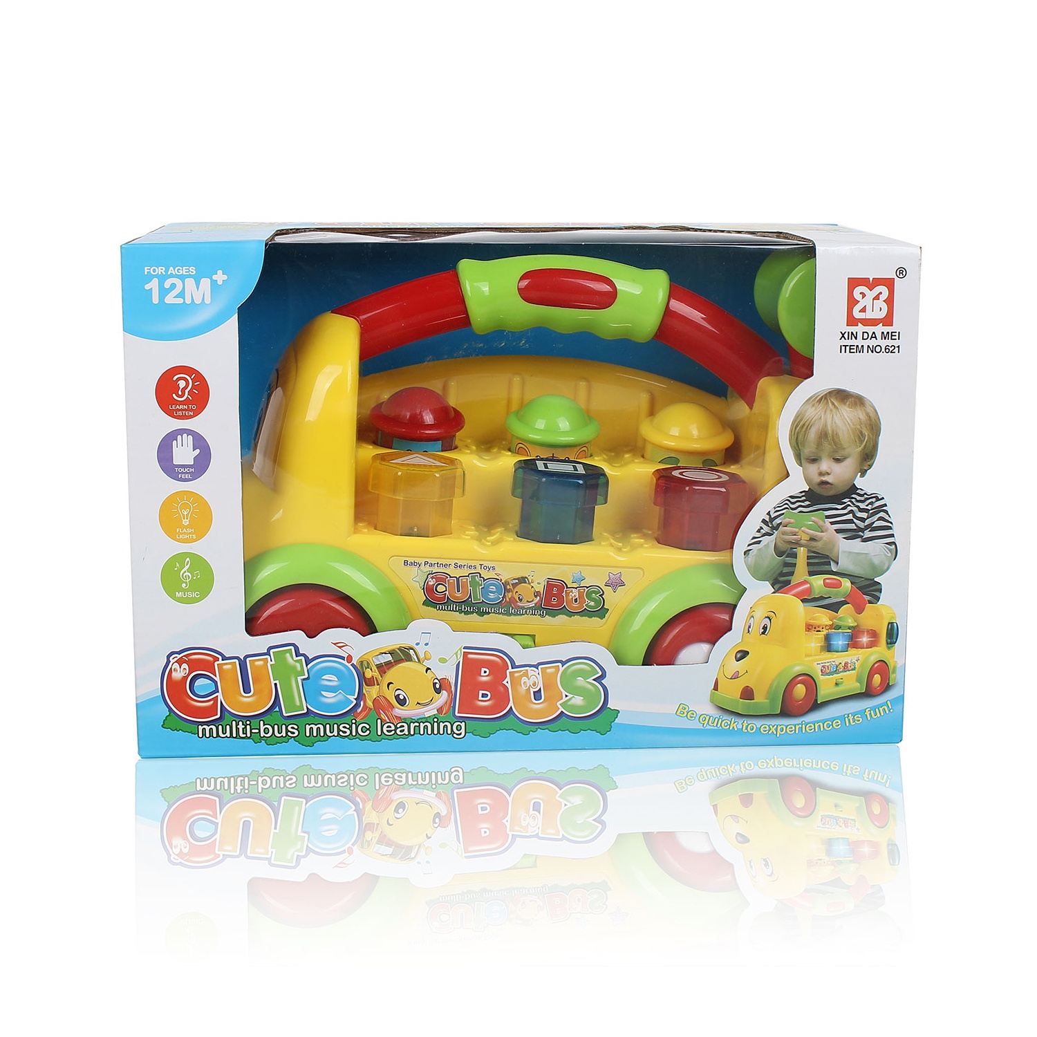 Đồ chơi xe buýt ngộ nghĩnh Niniya DG.621  hình 5