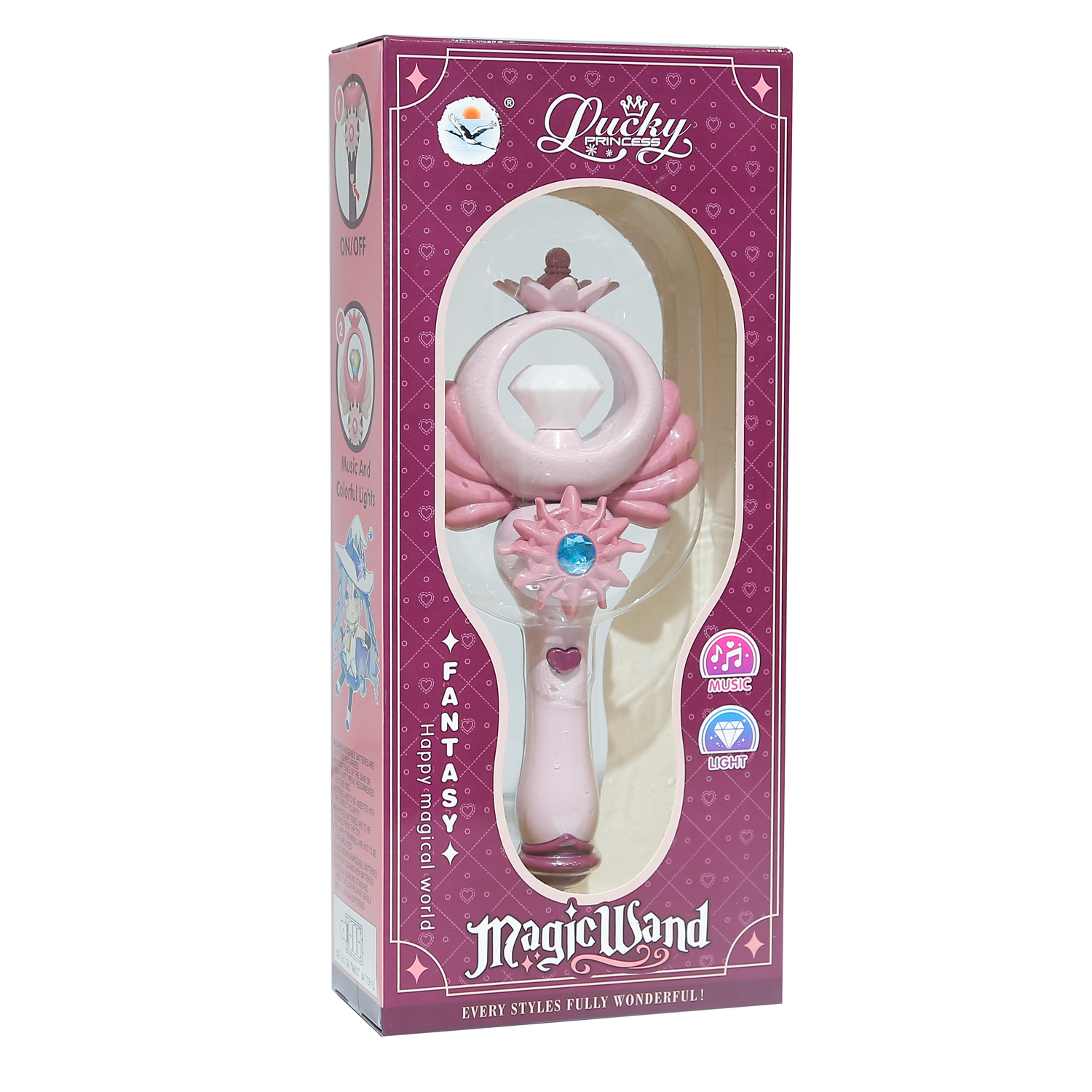 Đồ chơi chiếc gậy thần kì màu hồng TZ-09B hình 2