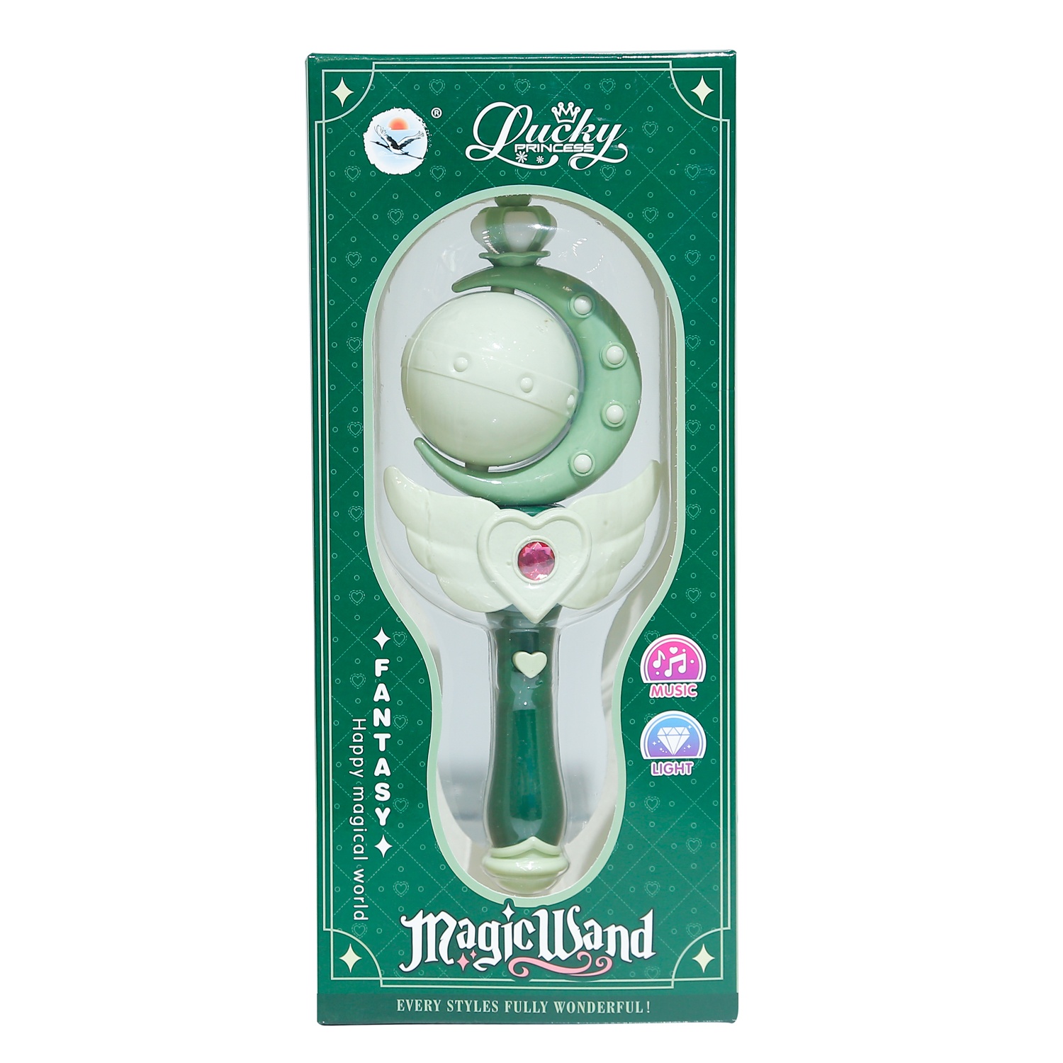 Đồ chơi chiếc gậy thần kì màu xanh lá cây TZ-09D hình 1