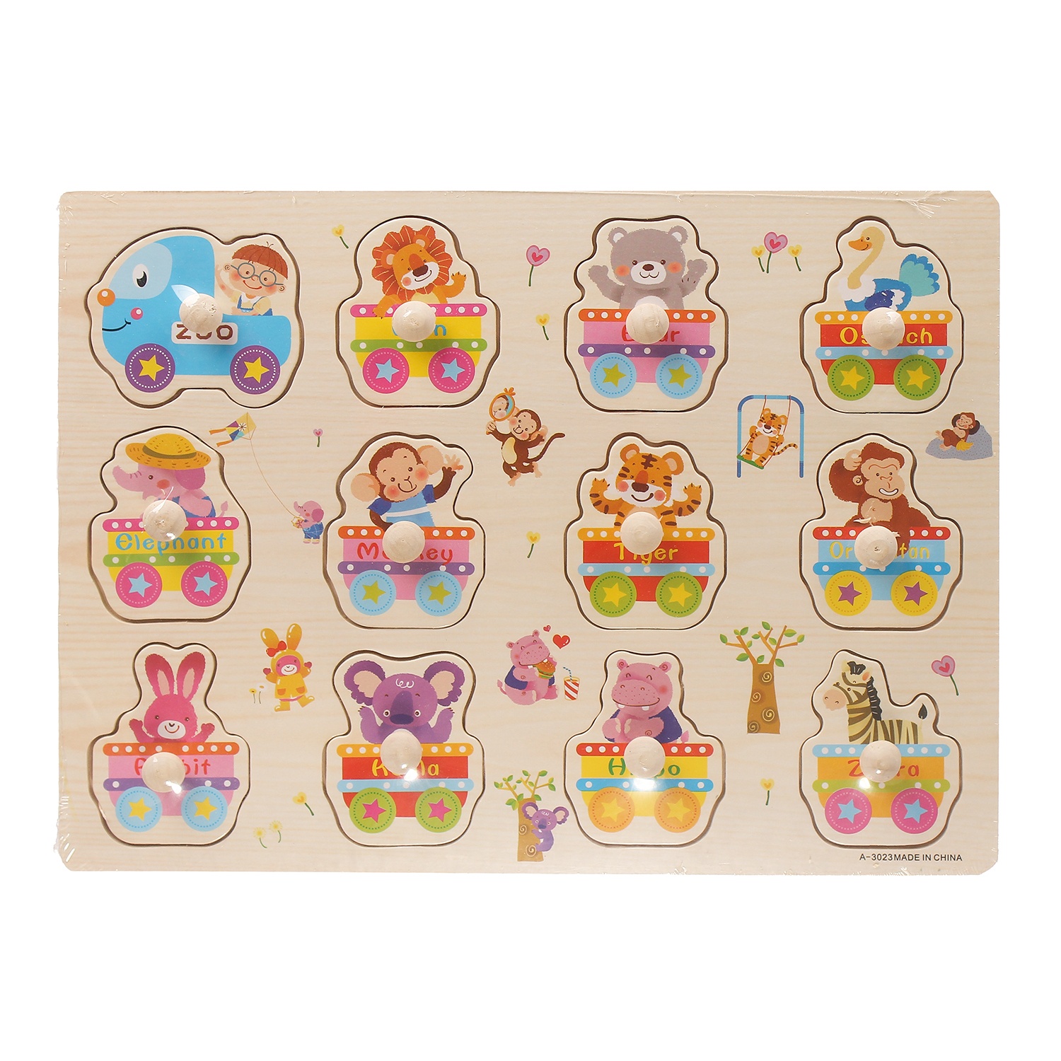 Bảng gỗ xếp hình A-3023 hình 1