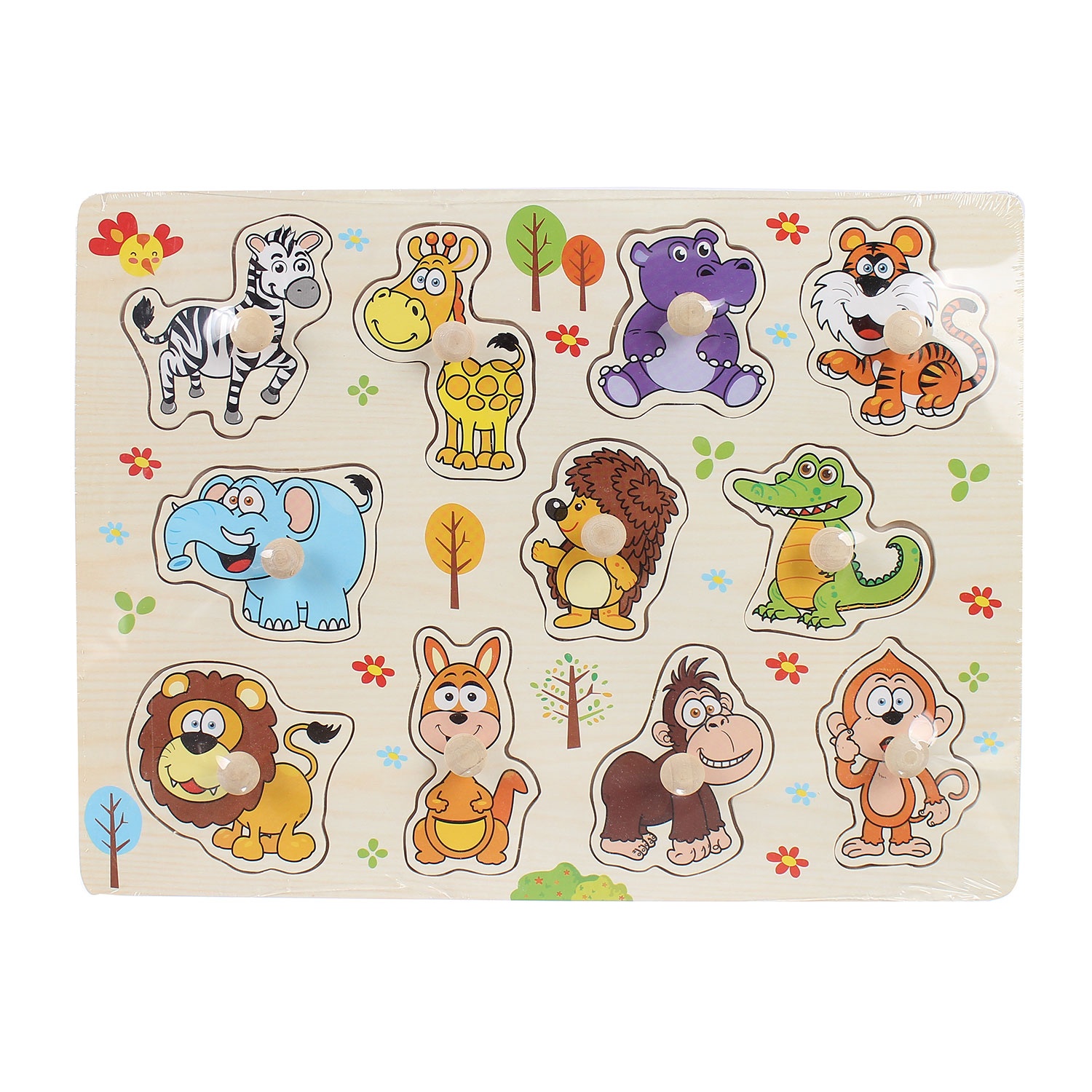 Bảng gỗ xếp hình cho bé A-3014 hình 1