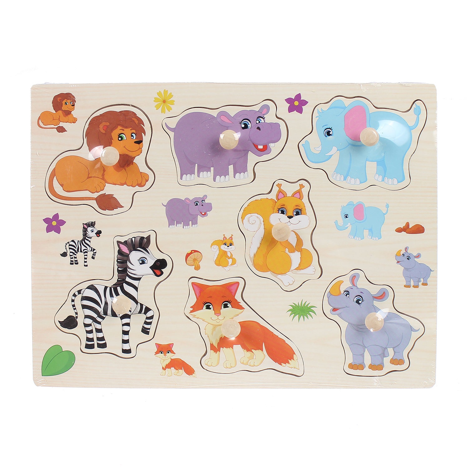 Bảng gỗ xếp hình cho bé A-3033 hình 1