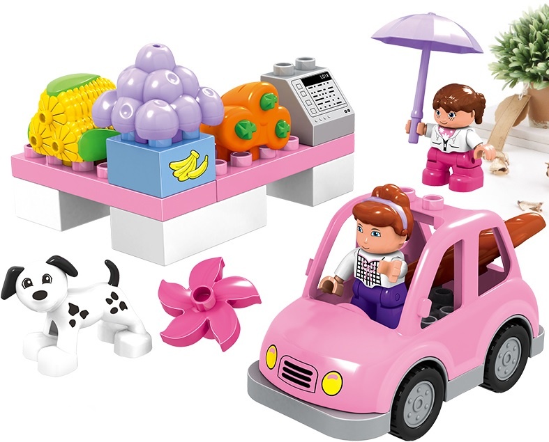 Bộ xếp hình siêu thị Huimei HM065-1 hình 4