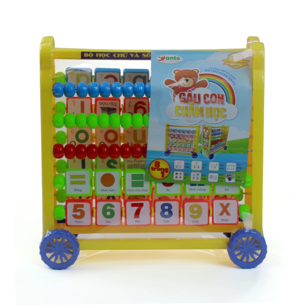 Đồ chơi bảng tính gấu con chăm học Anto98 hình 1
