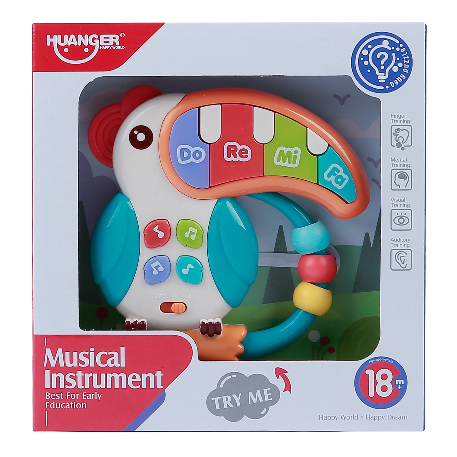 Đồ chơi đàn nhạc hình chú vẹt CY.HE0532 hình 1