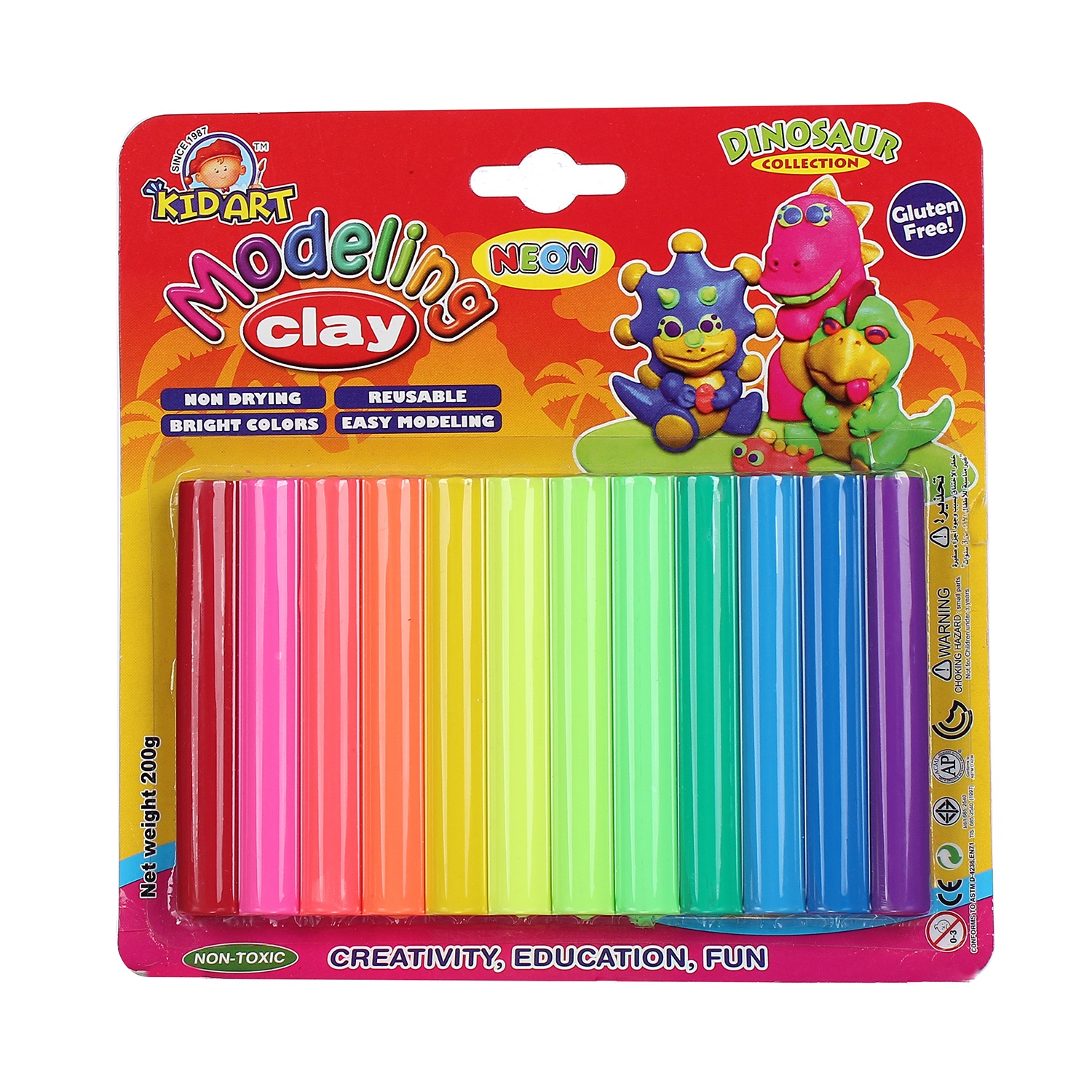 Đồ chơi đất nặn tạo hình 12 màu RS.T200NE-DI hình 1