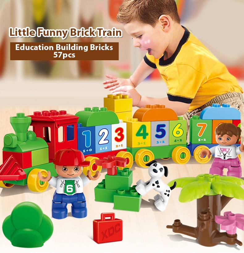 Đồ chơi đoàn tàu vui nhộn Huimei HM136-1 hình 1