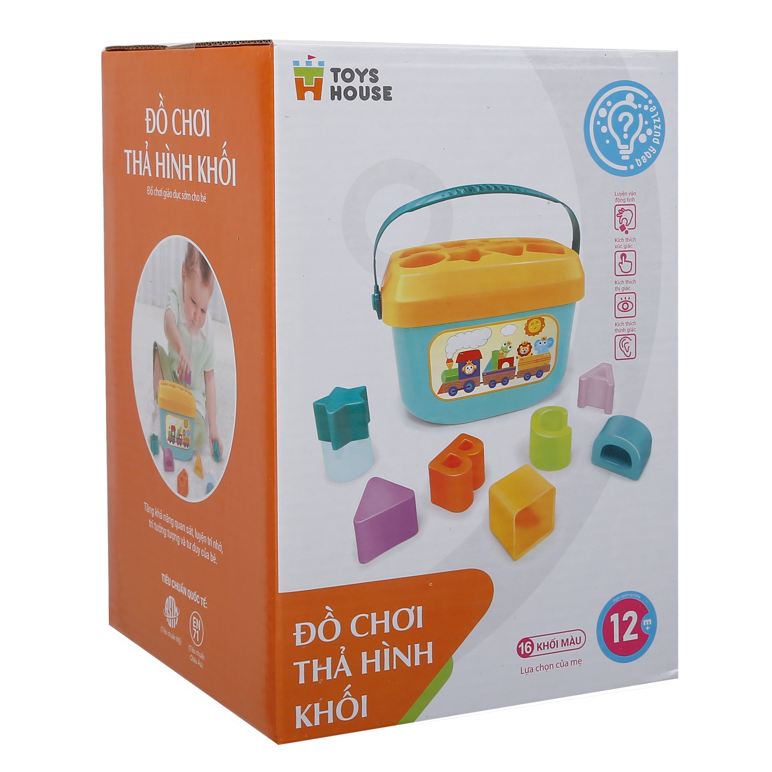 Đặc điểm nổi bật đồ chơi thả hình khối và chữ Toyshouse HE0218