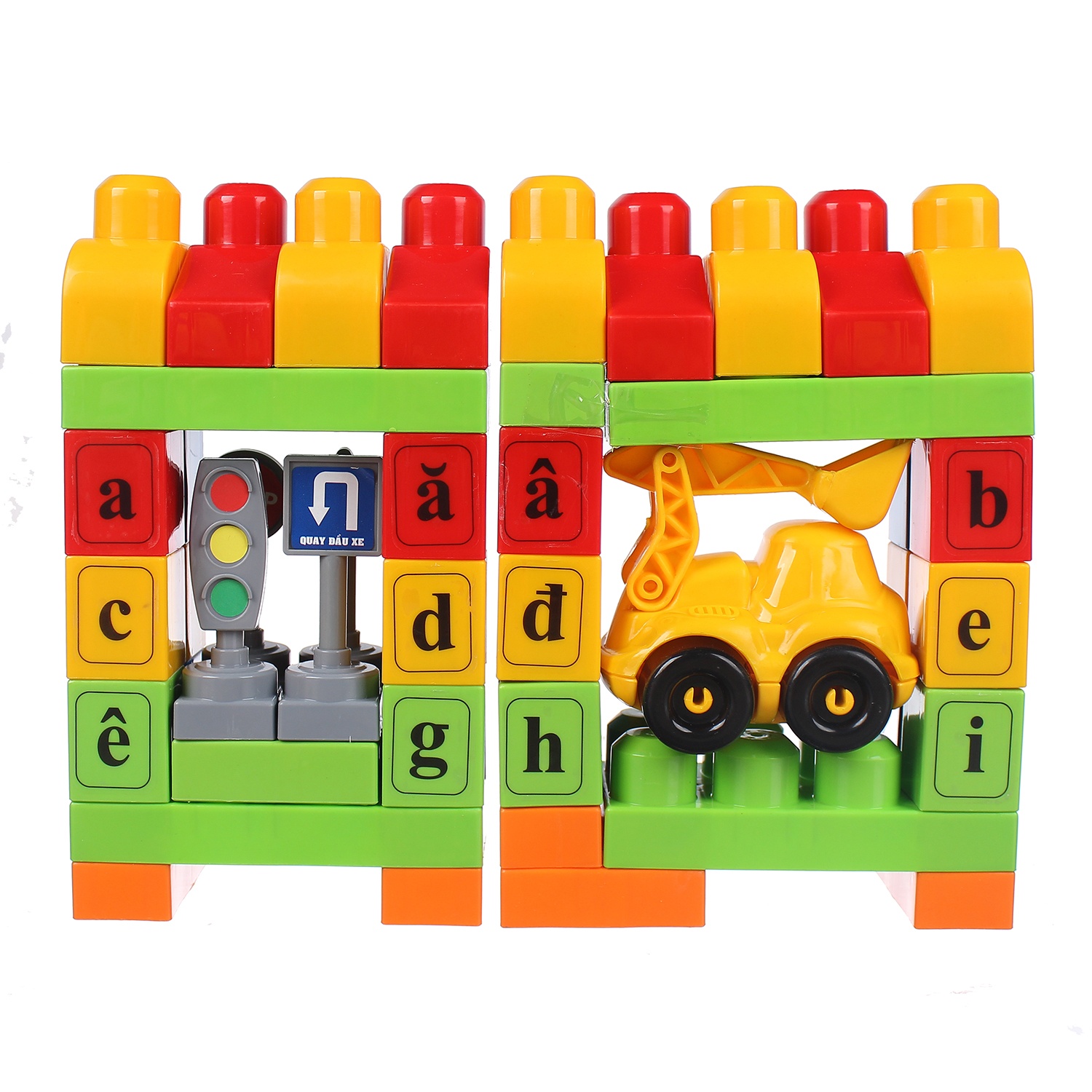 Đồ chơi cho bé túi xếp hình công trường VJG024 Đồ chơi túi xếp hình công trường VJG024 hình 2