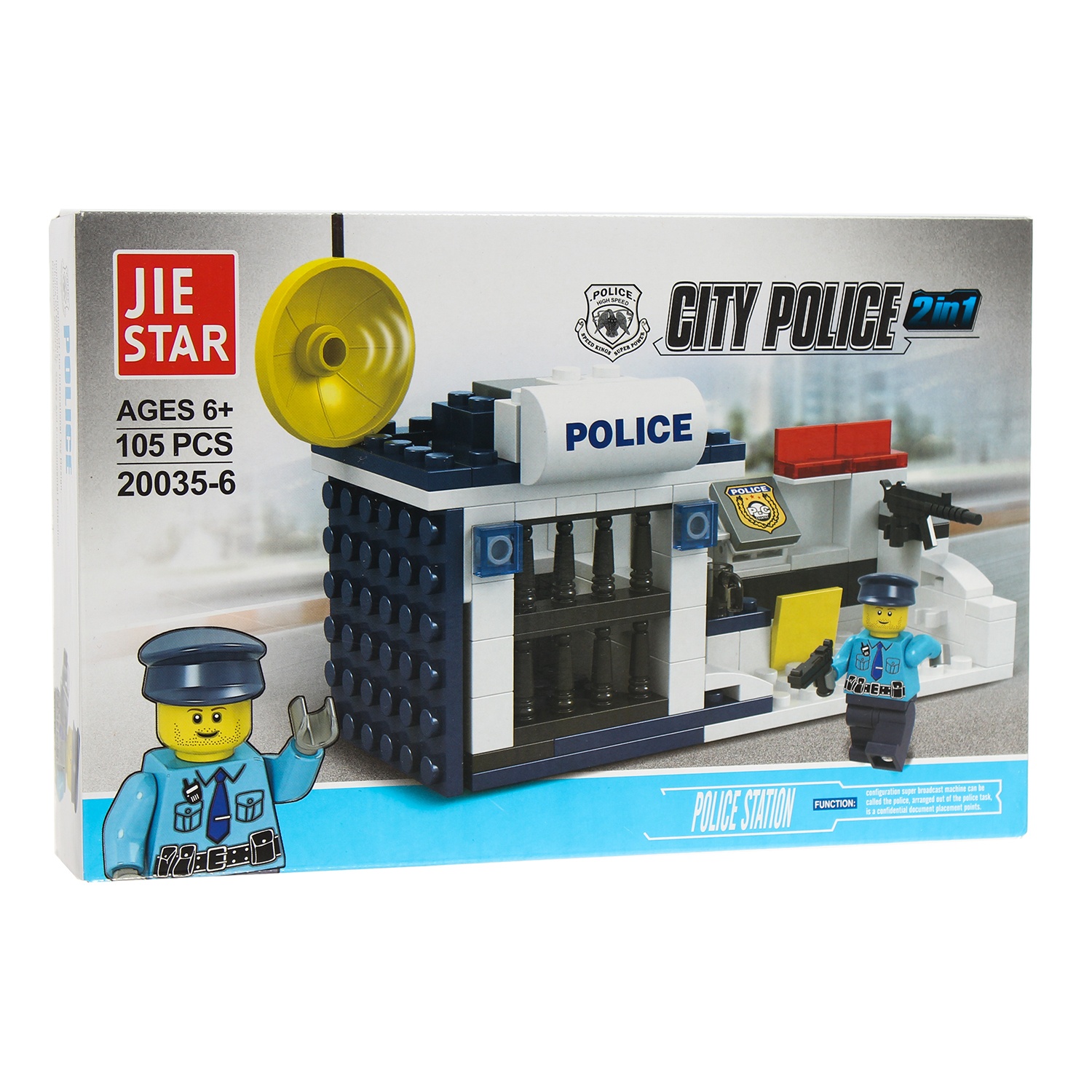 Đồ chơi xếp hình Mini cảnh sát thành phố IM.20035 hình 1