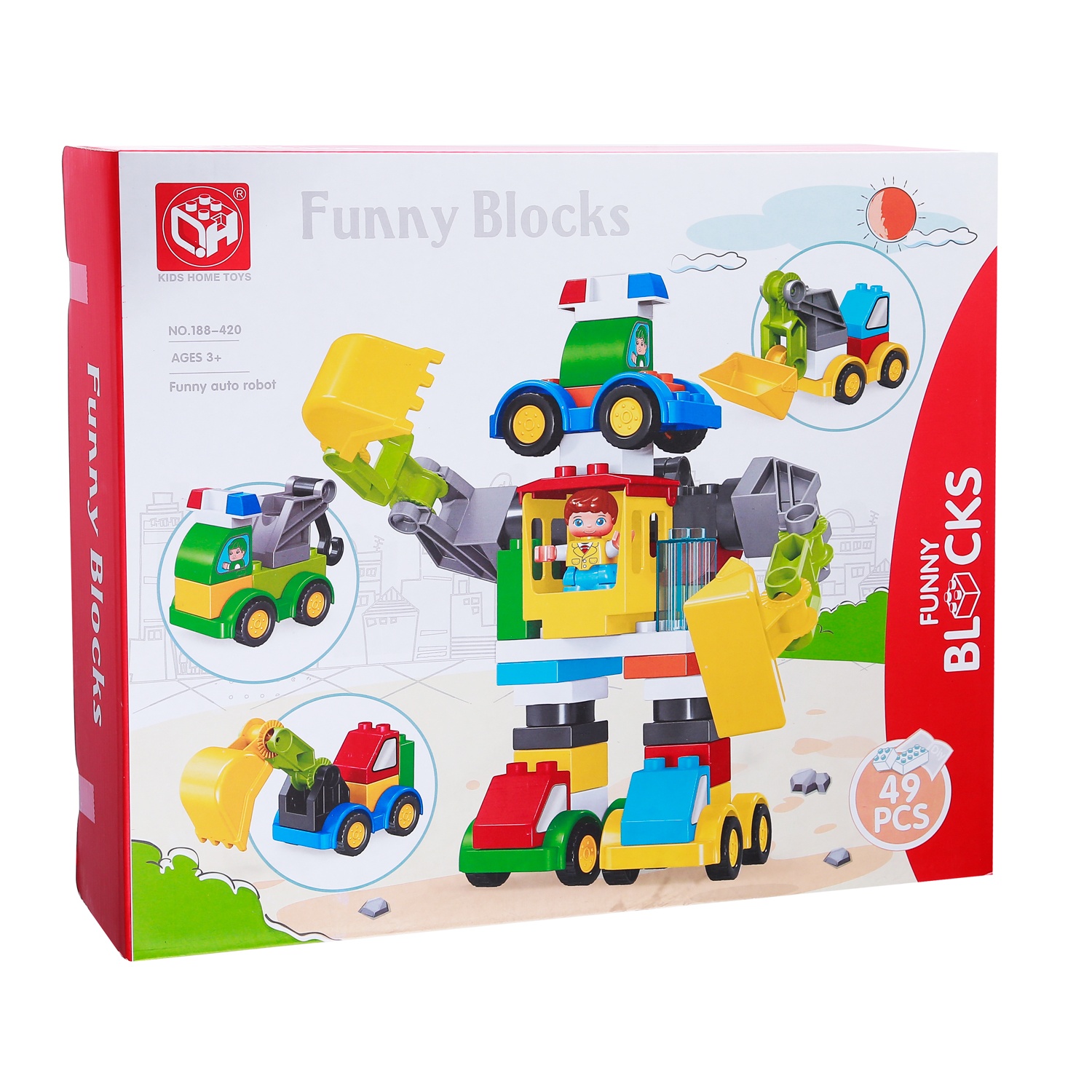 Đồ chơi xếp hình đa năng CY.188-420 hình 1