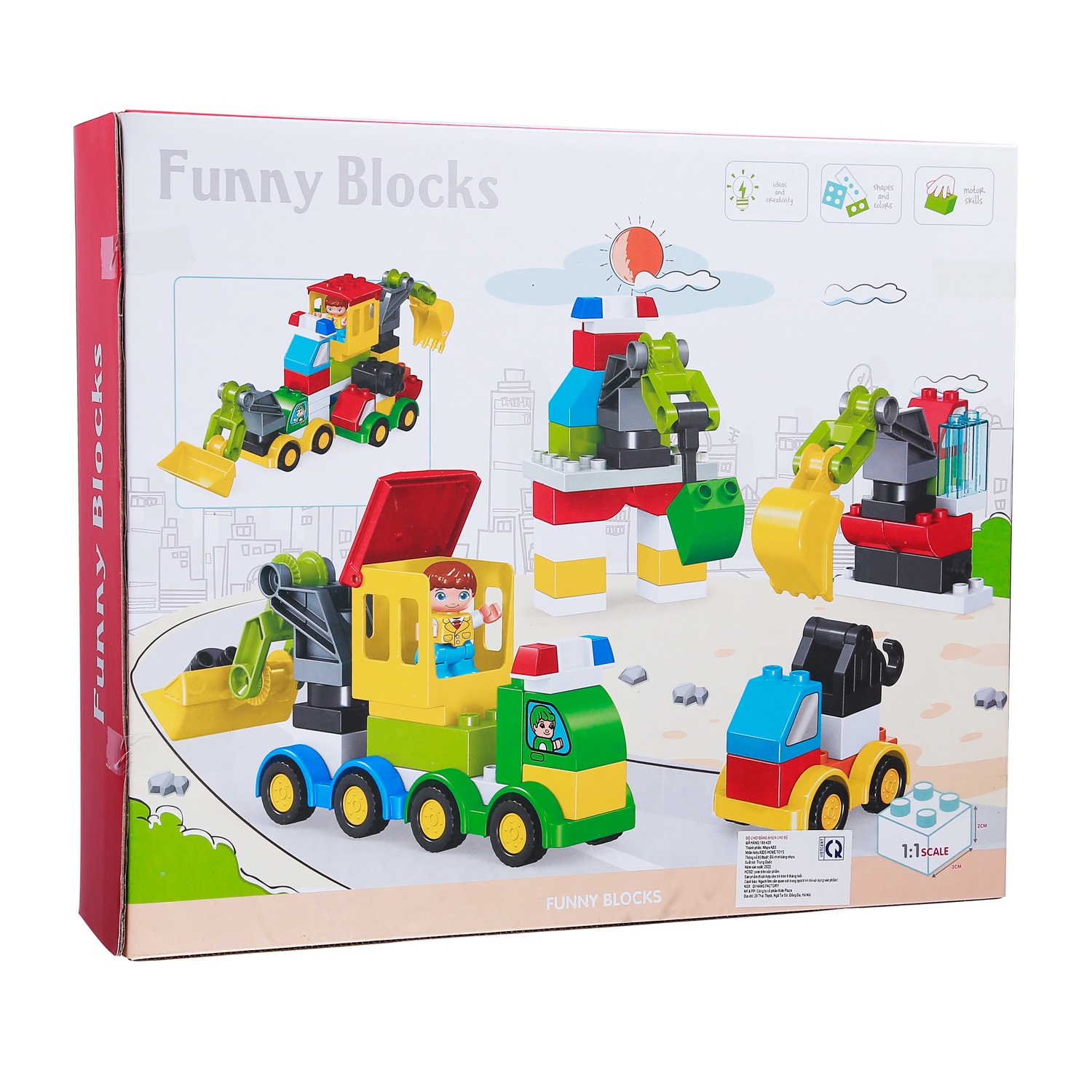 Đồ chơi xếp hình đa năng CY.188-420 hình 2