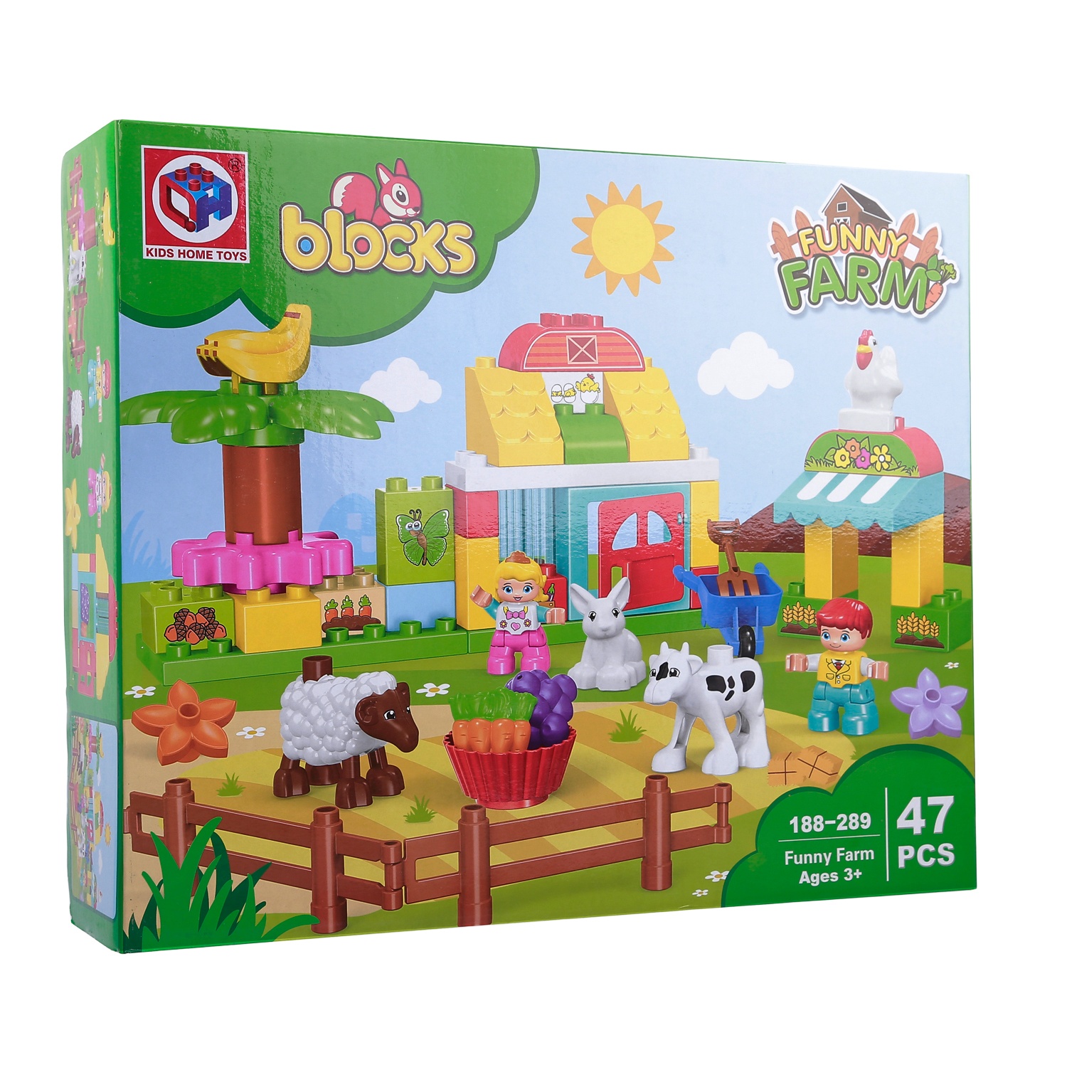 Đồ chơi xếp hình khu vườn mộng mơ CY.188-289 hình 2