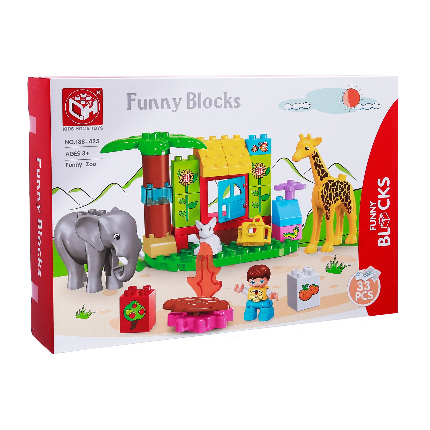 Đồ chơi xếp hình khu vườn ngộ nghĩnh CY.188-425 hình 1