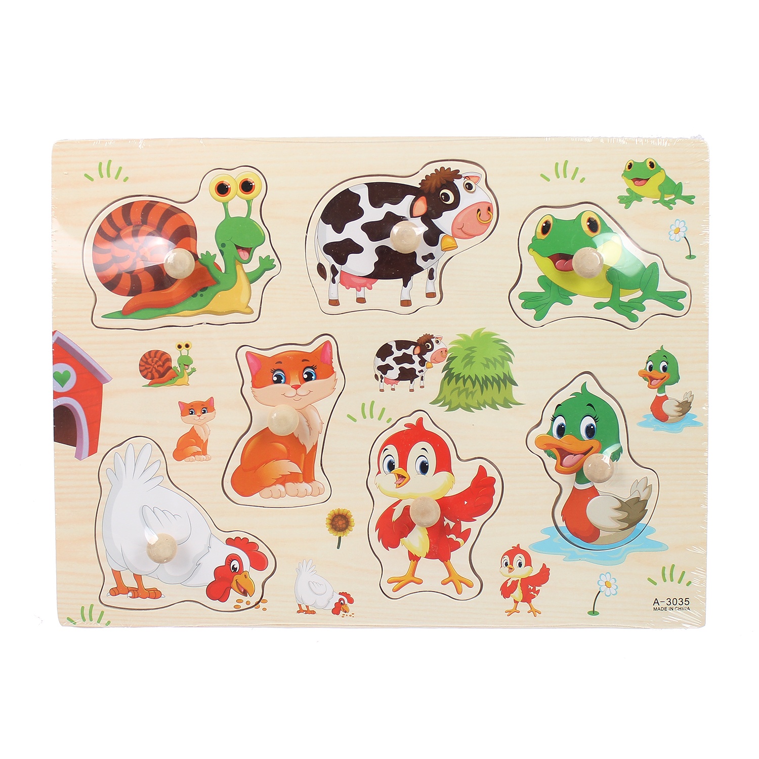 Đồ chơi bảng xếp hình gỗ IM.A-3035 hình 1