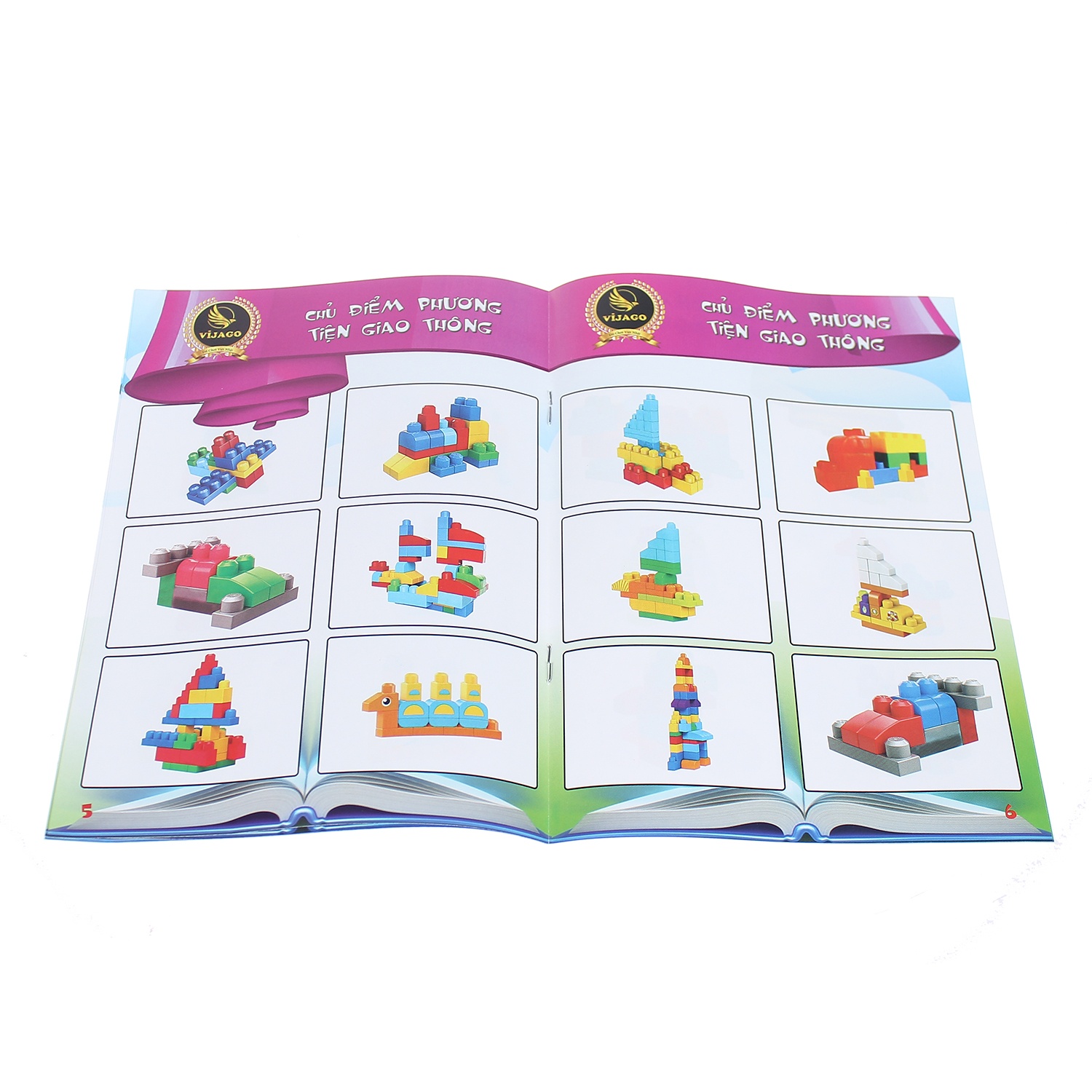 Đồ chơi cho trẻ em thùng xếp hình sáng tạo VJG028 Đồ chơi thùng xếp hình sáng tạo VJG028 hình 3