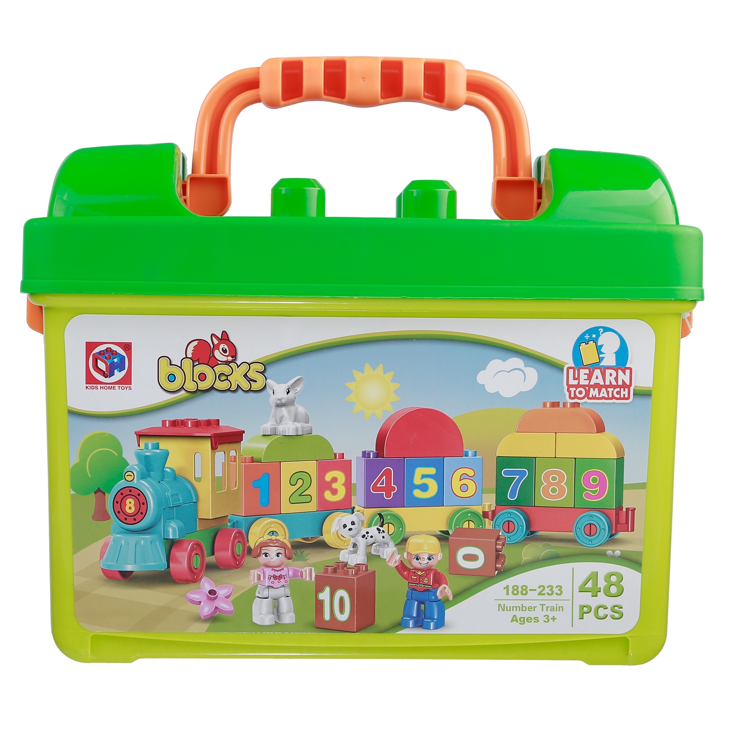 Hộp đồ chơi xếp hình chữ số CY.188-233 hình 1