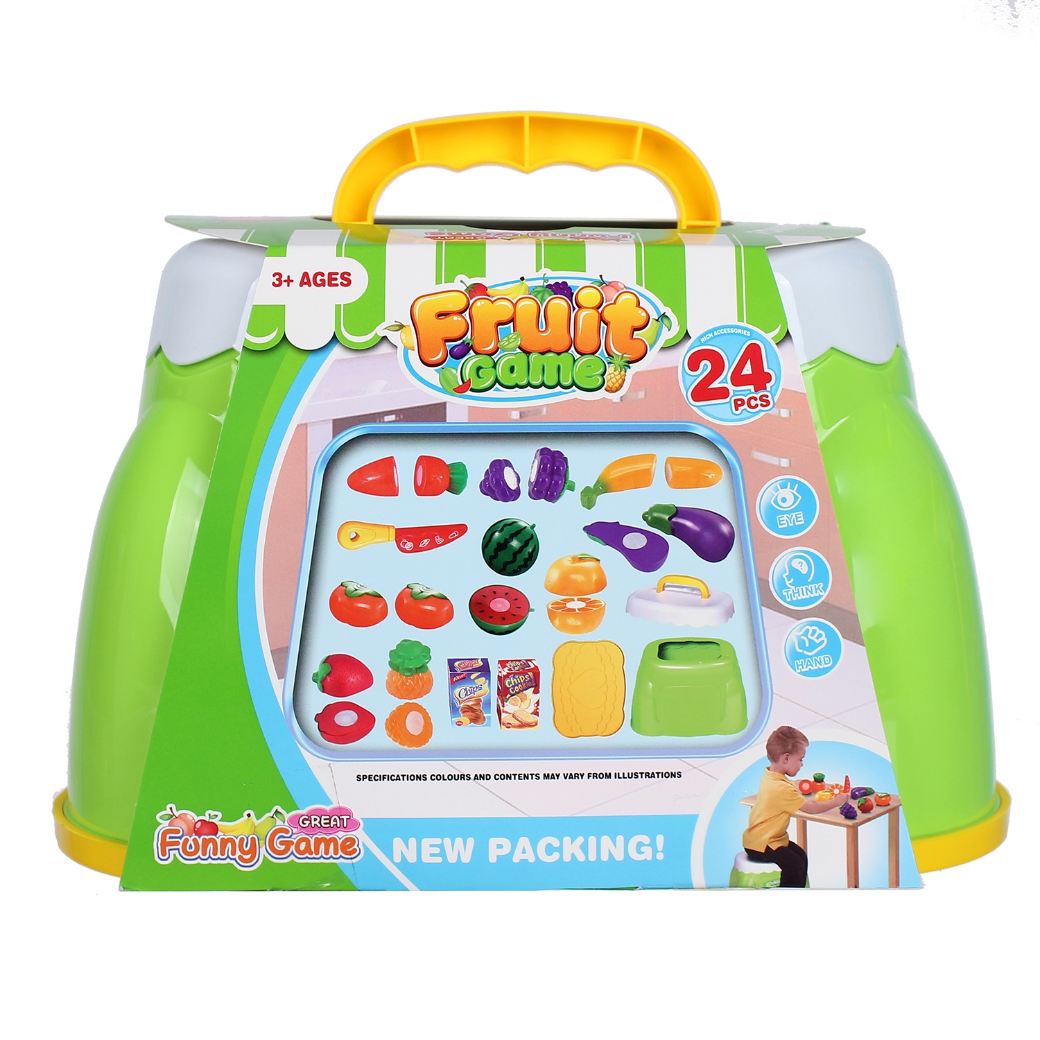 Cặp đồ chơi cho bé cắt hoa quả CY.36778-19 hình 3