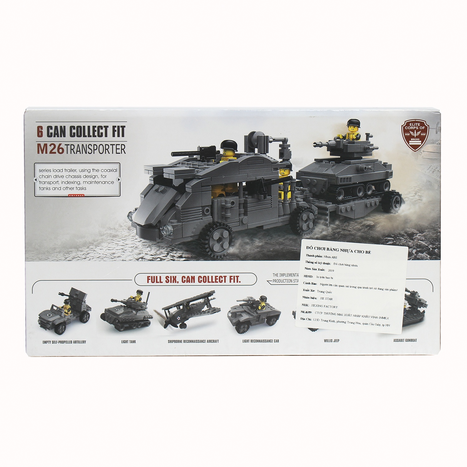 Đồ chơi xếp hình Mini quân đội IM23058 hình 2