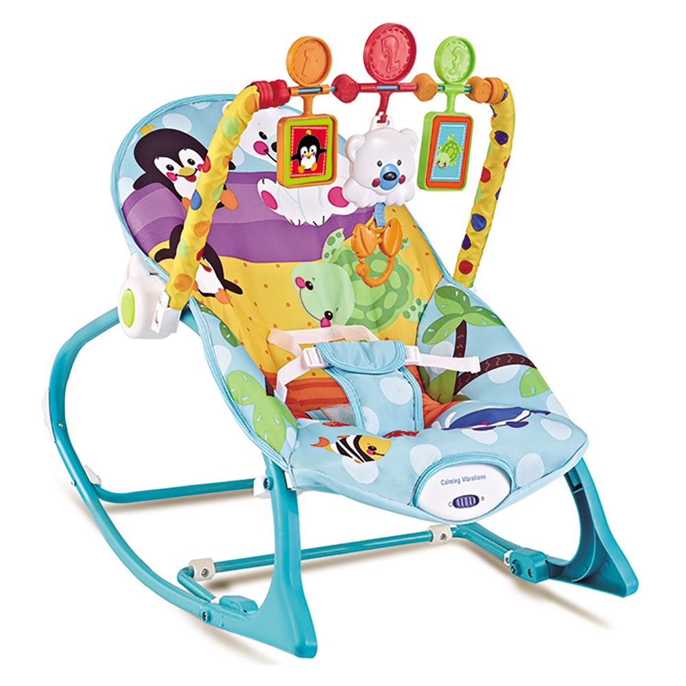 Ghế rung cho bé Kiza Happy Zoo cho bé sơ sinh đến 18kg hình 1