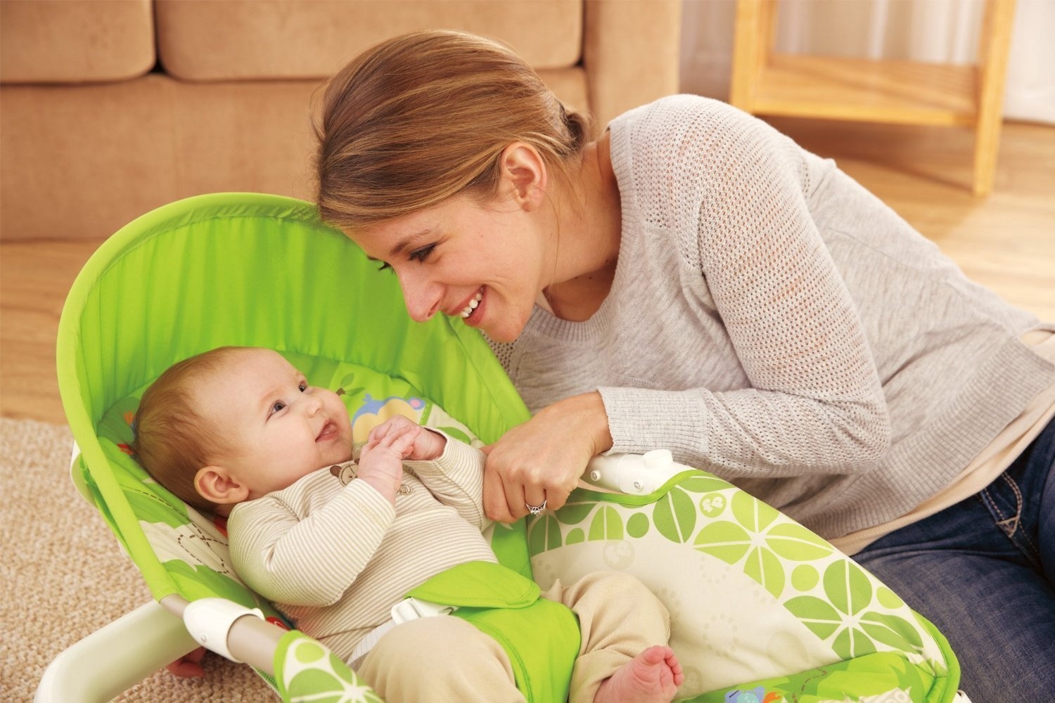 Ghế rung Fisher Price - Rainforest Friends X7047 hình 2