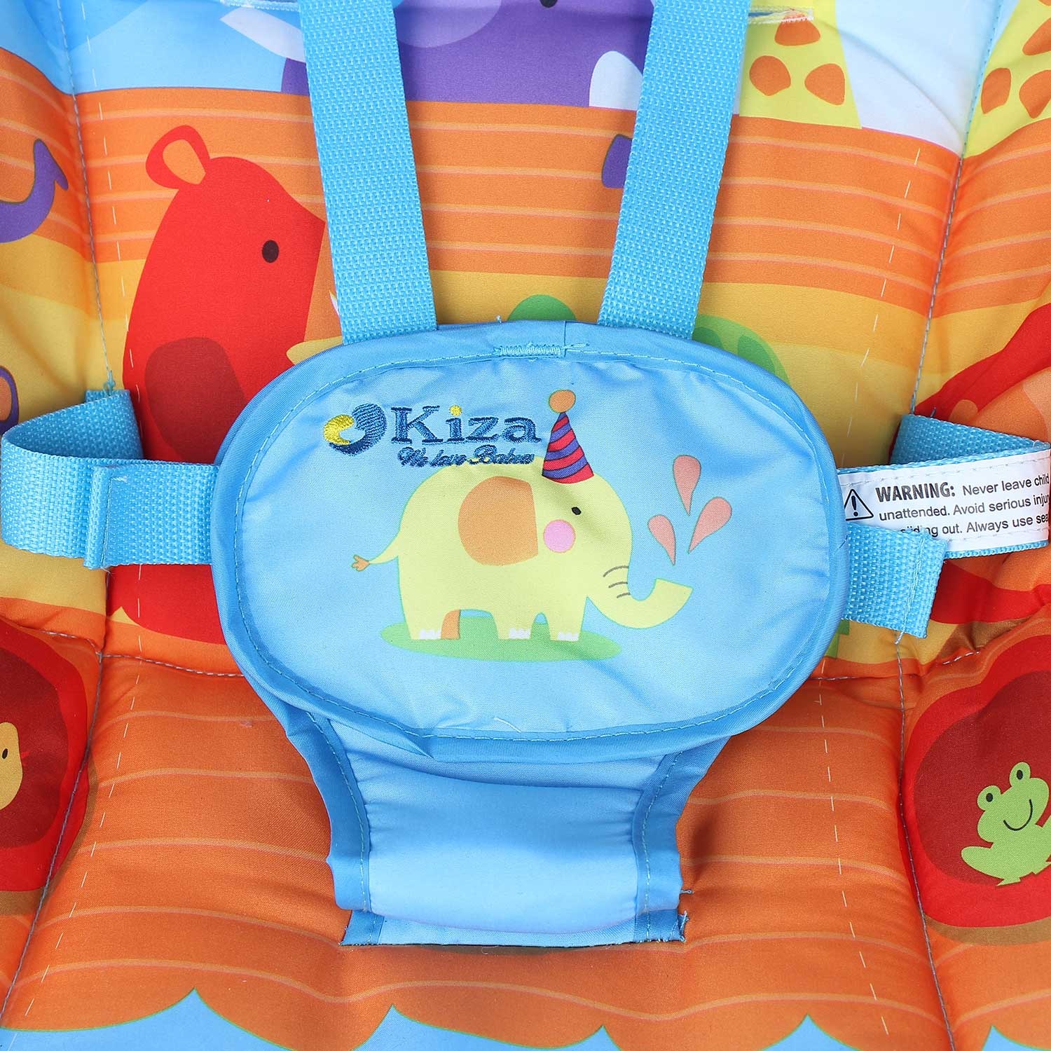 Ghế rung Kiza Elephant màu xanh hình 2