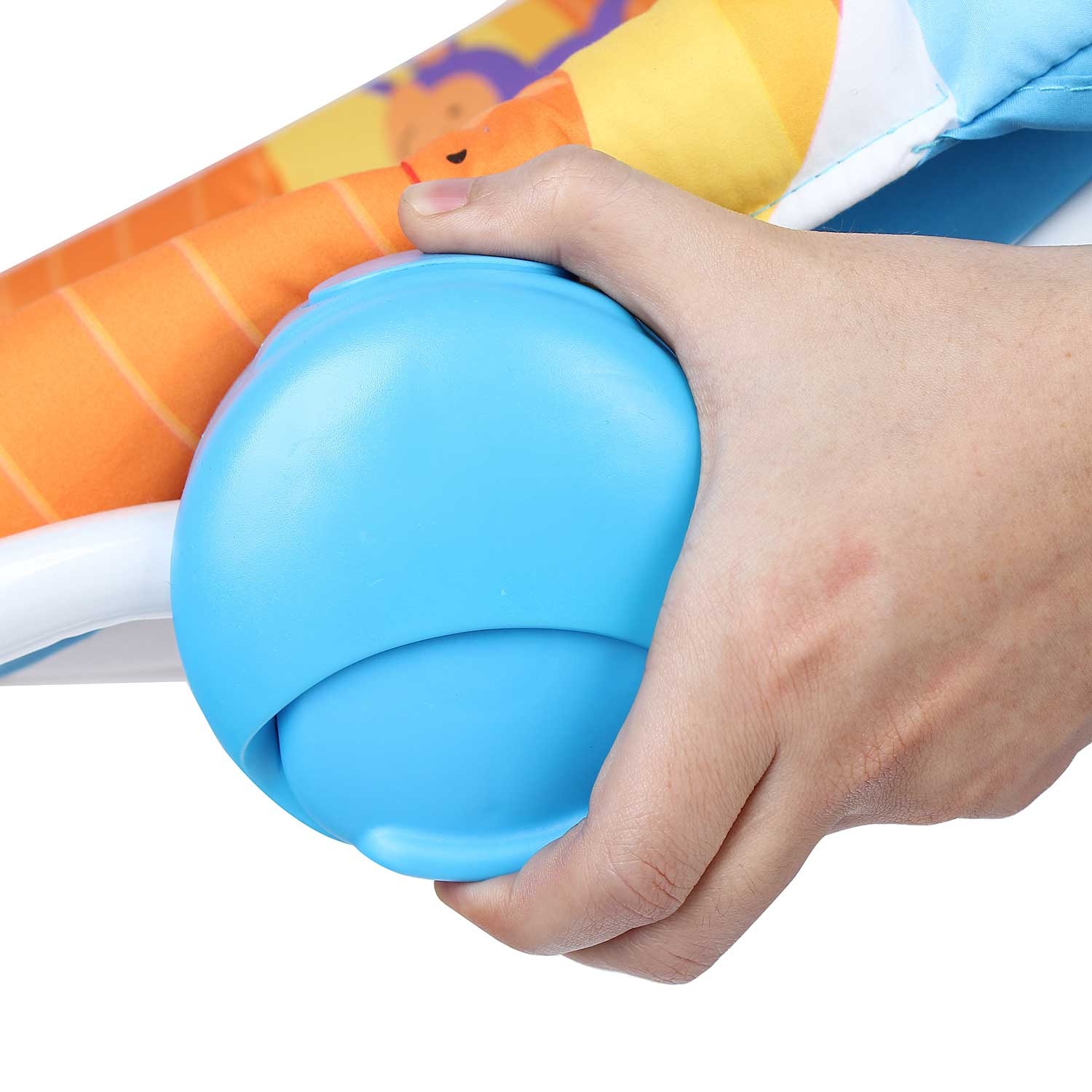 Ghế rung Kiza Elephant màu xanh hình 3