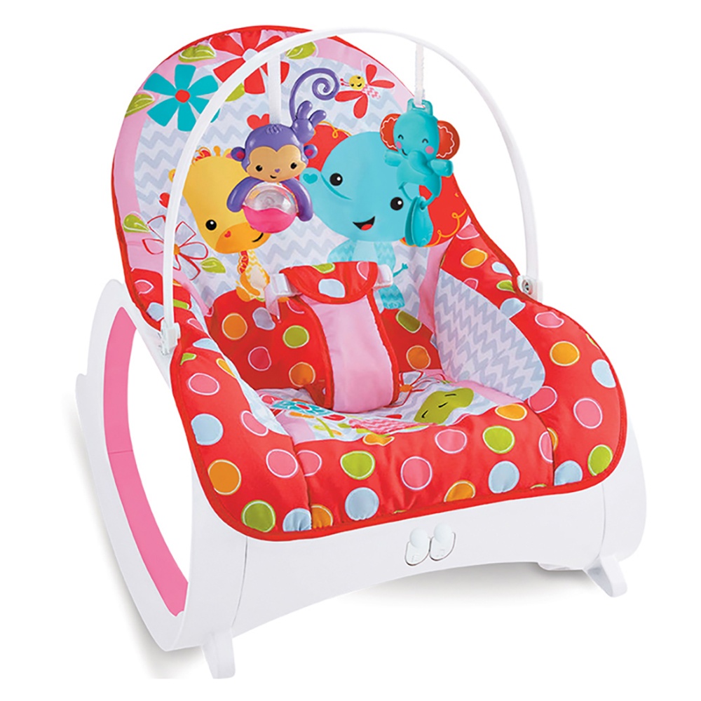 Ghế rung trẻ em Kiza Sweet Lullaby 889 màu đỏ Ghế rung trẻ em Kiza Sweet Lullaby cho bé 0-18kg hình 1