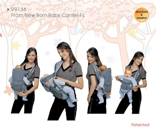 Địu em bé 4 vị trí Naforye N99136 màu xám Địu em bé 4 vị trí Naforye N99136 hình 3