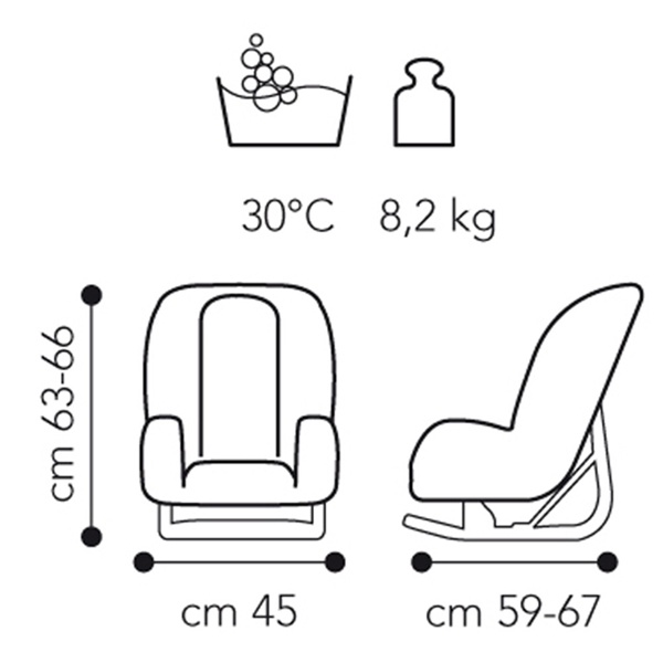 Ghế ngồi ô tô cho bé Brevi Grandprix hình 1