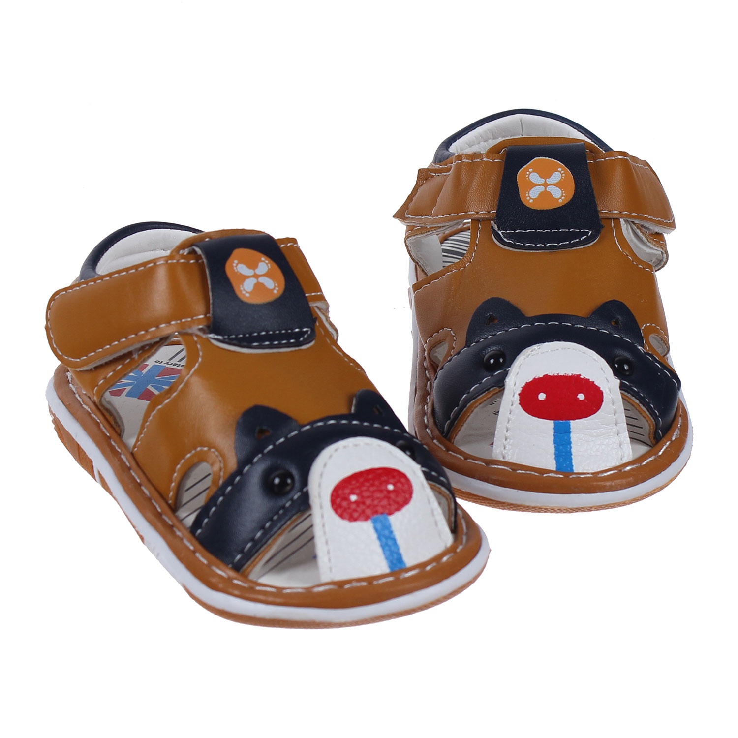 Dép tập đi bé trai in hình chú chó ngộ nghĩnh hình 1