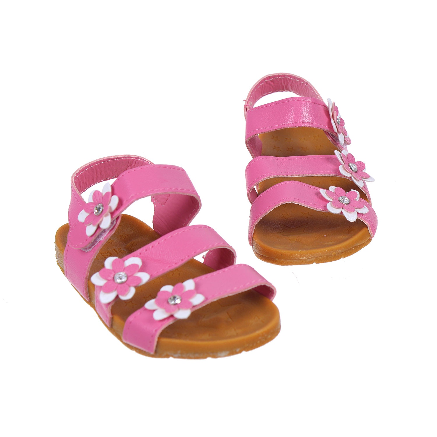 Dép sandal 3 quai in họa tiết hoa nhí hình 4