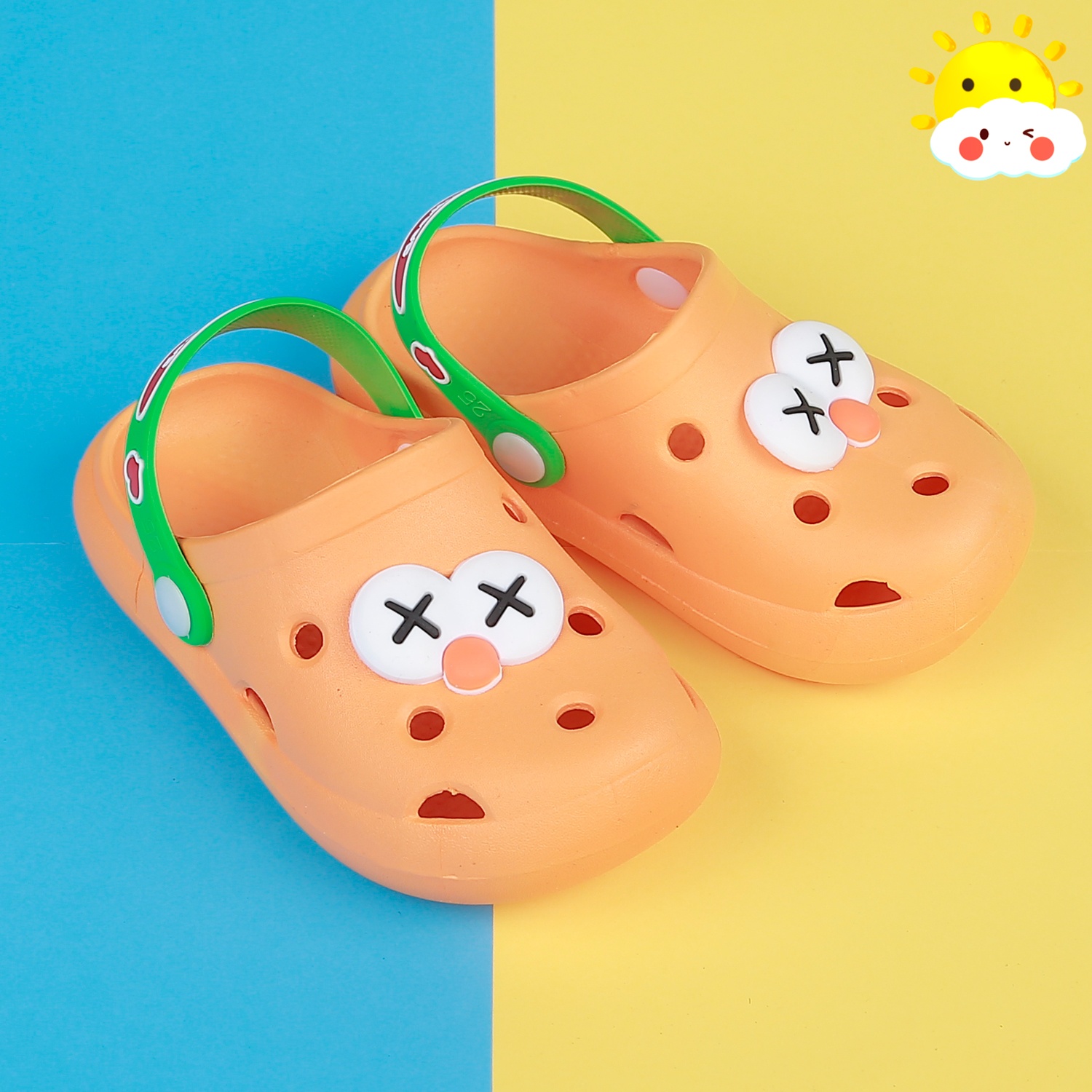 Dép sục KidsPlaza 688 Goodluck Oggy (Cam) cho bé hình 7