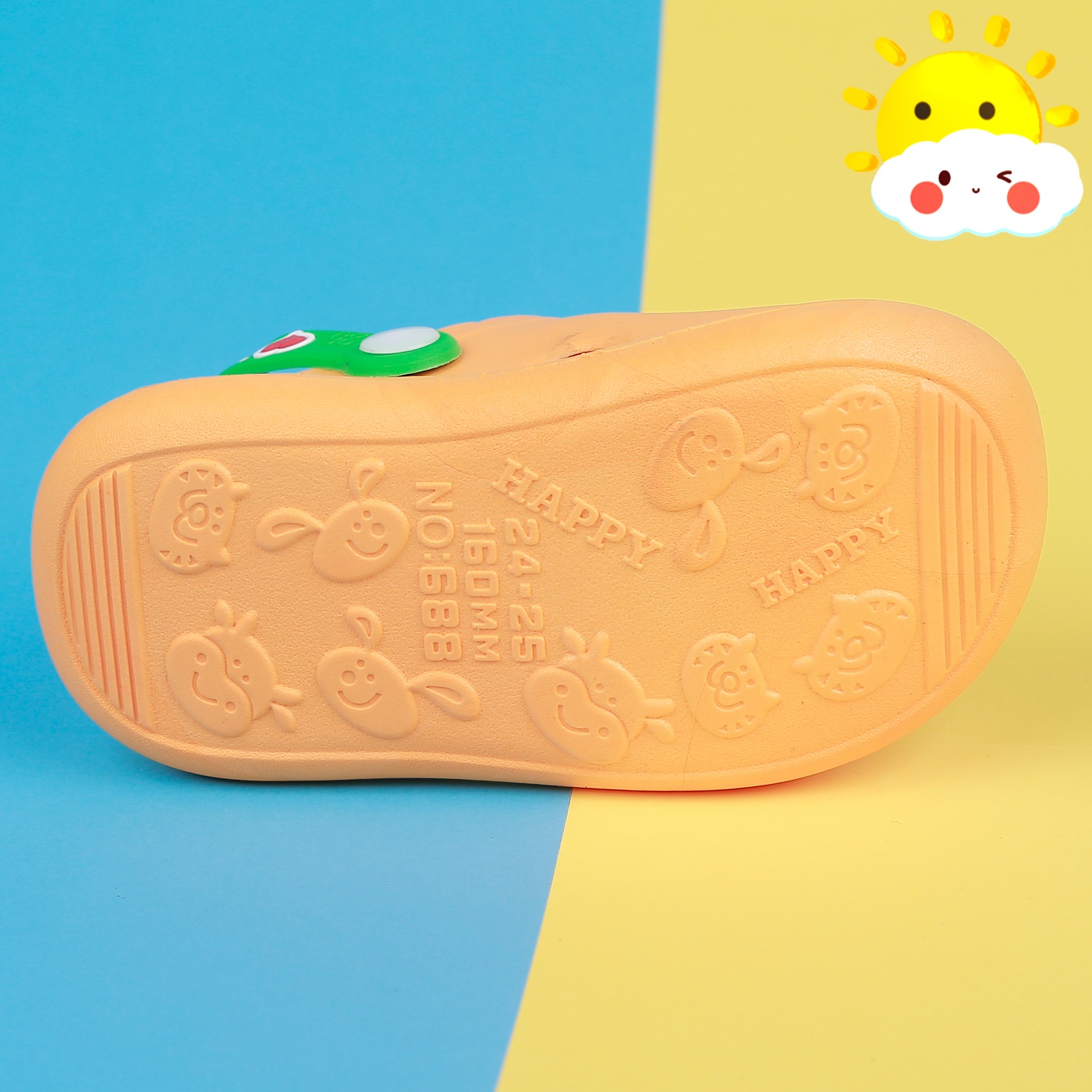 Dép sục KidsPlaza 688 Goodluck Oggy (Cam) cho bé hình 6