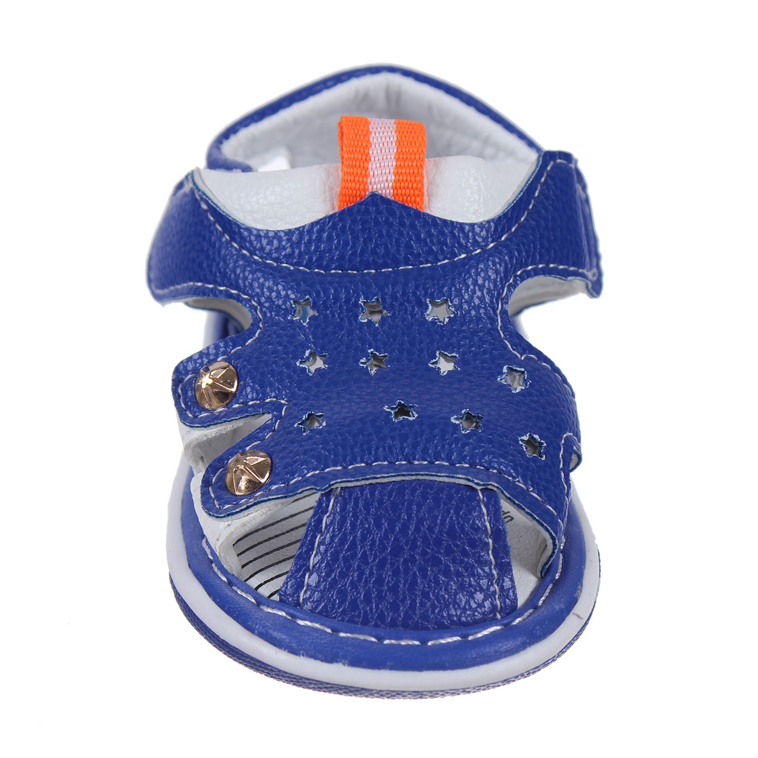 Dép tập đi rọ đính đinh màu xanh hình 4