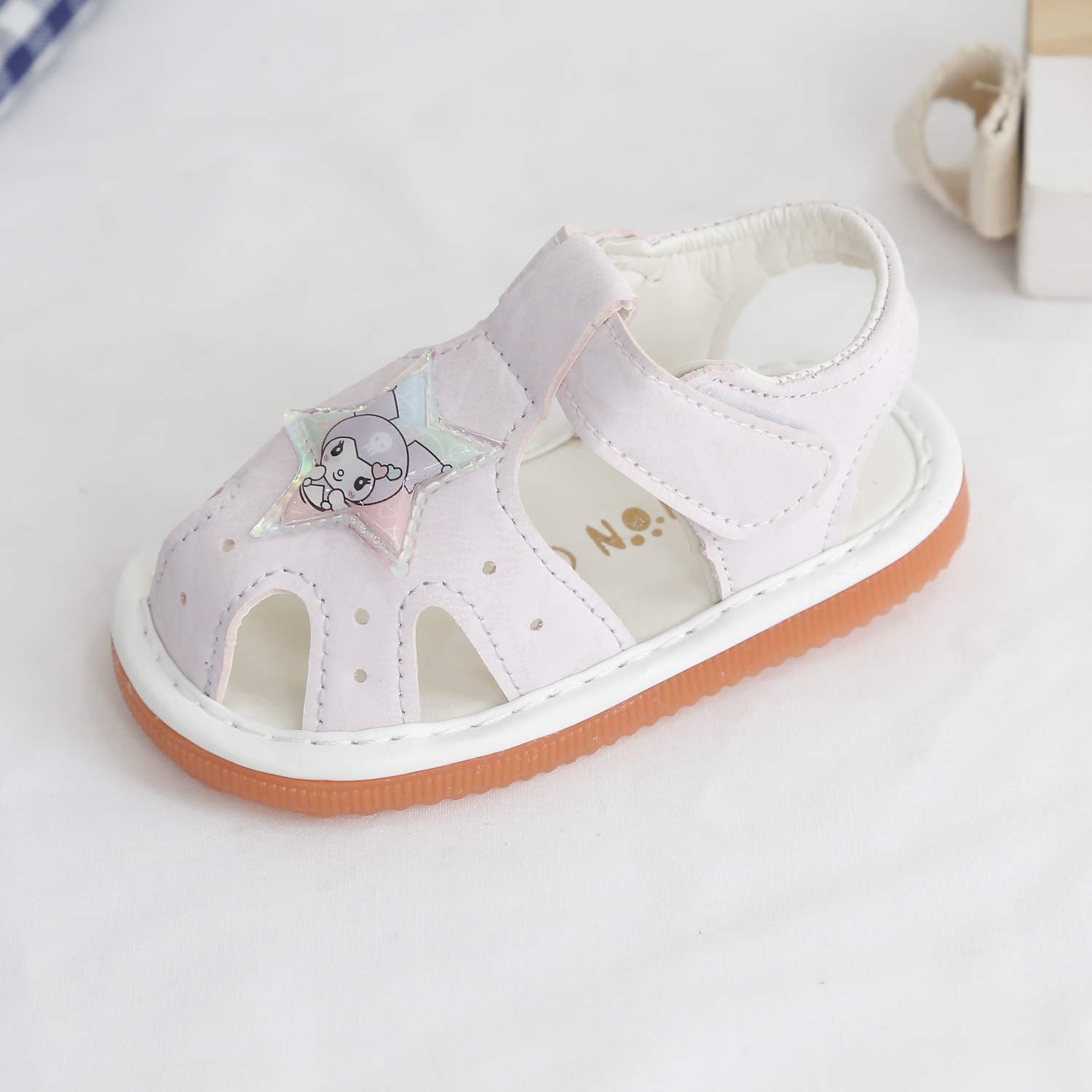 Dép Sandal tập đi họa tiết ngôi sao AC24H (Tím) hình 2