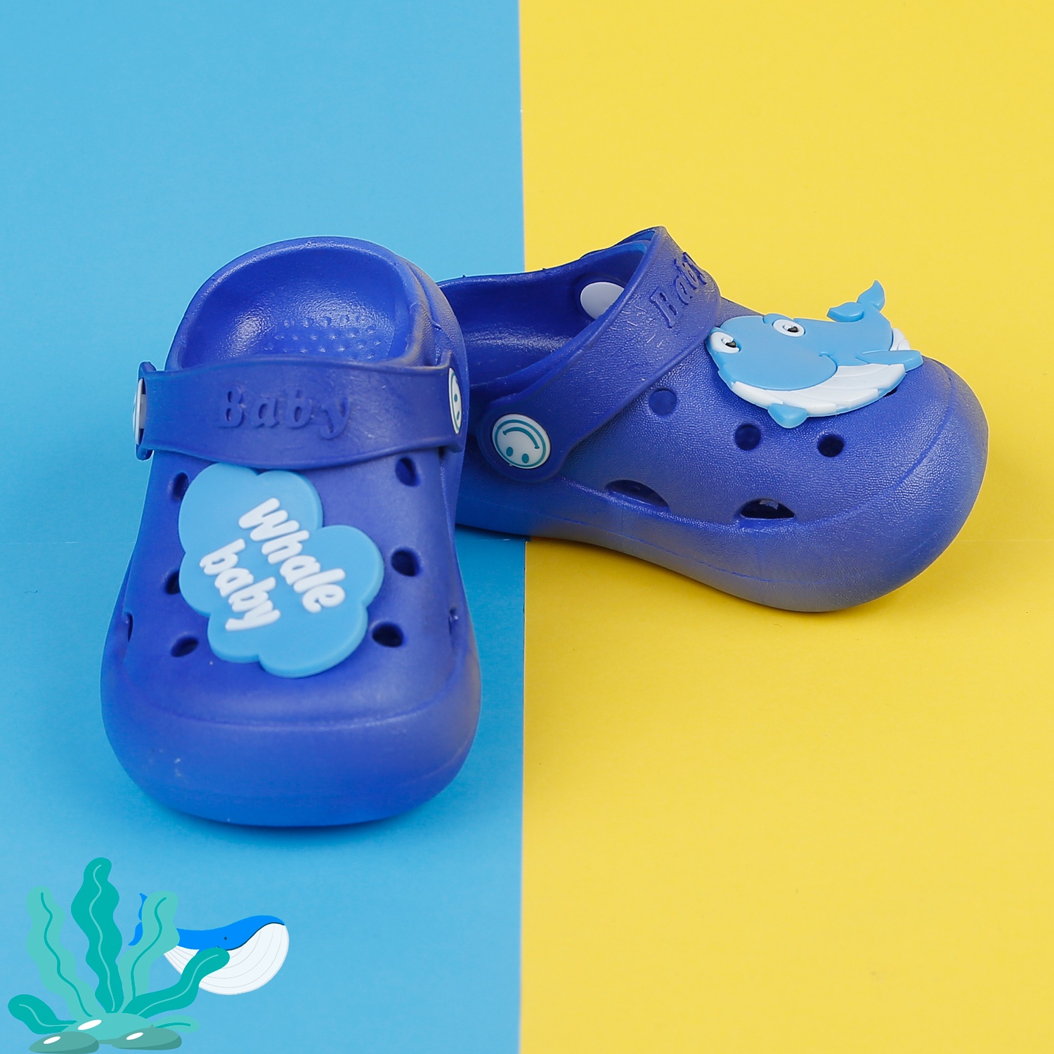 Dép sục cho bé KidsPlaza ST-702 cá mập xanh hình 2