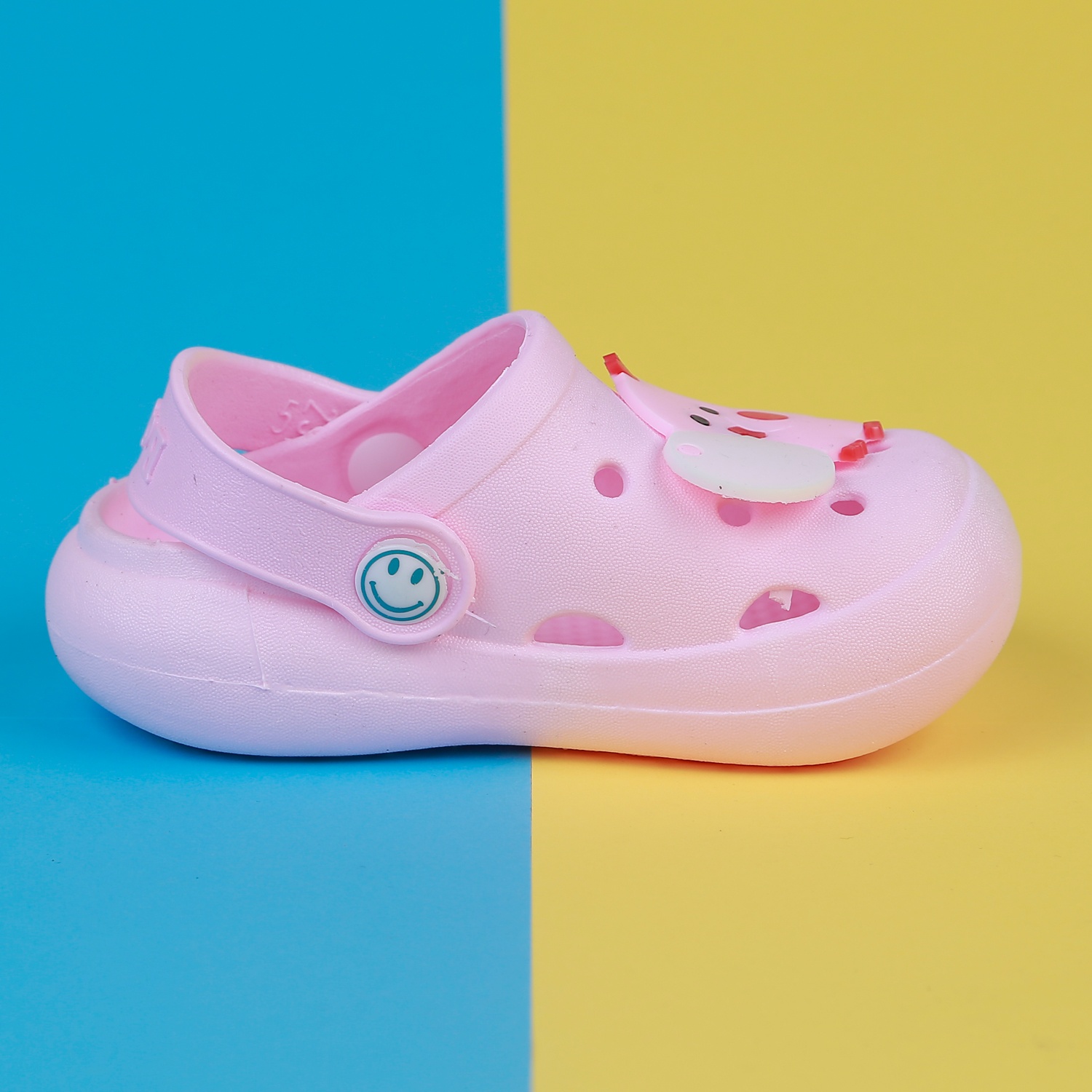 Dép sục KidsPlaza ST-702 hình chú gà (Hồng) cho bé hình 4