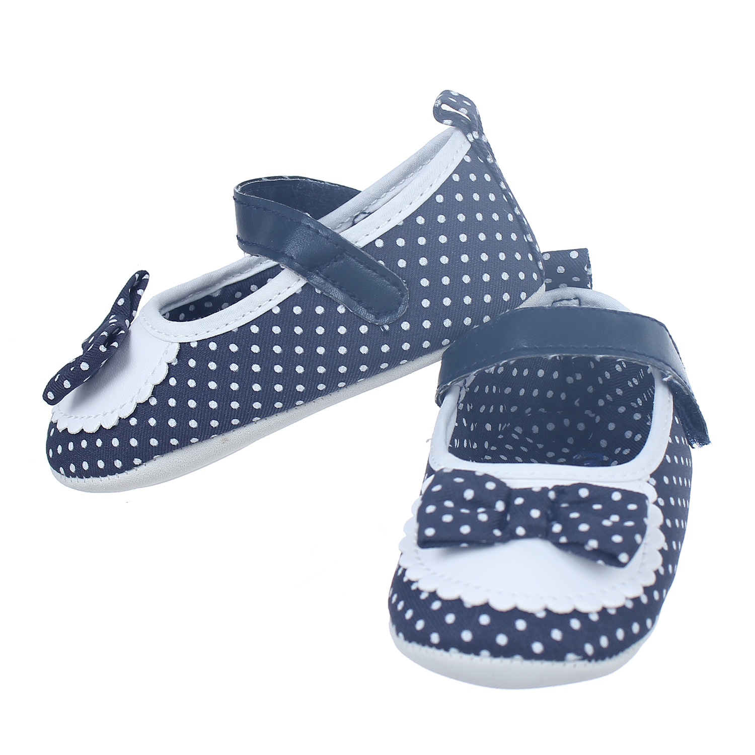 Giày tập đi cho bé gái đính nơ Mamago MM12 hình 1