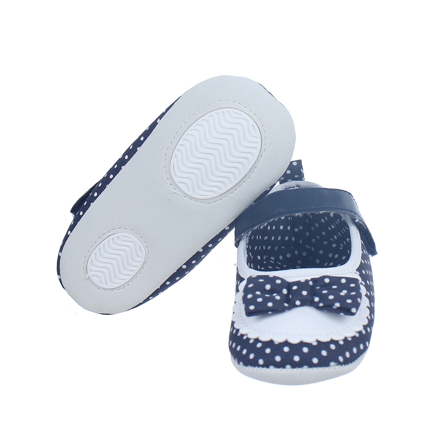 Giày tập đi cho bé gái đính nơ Mamago MM12 hình 3